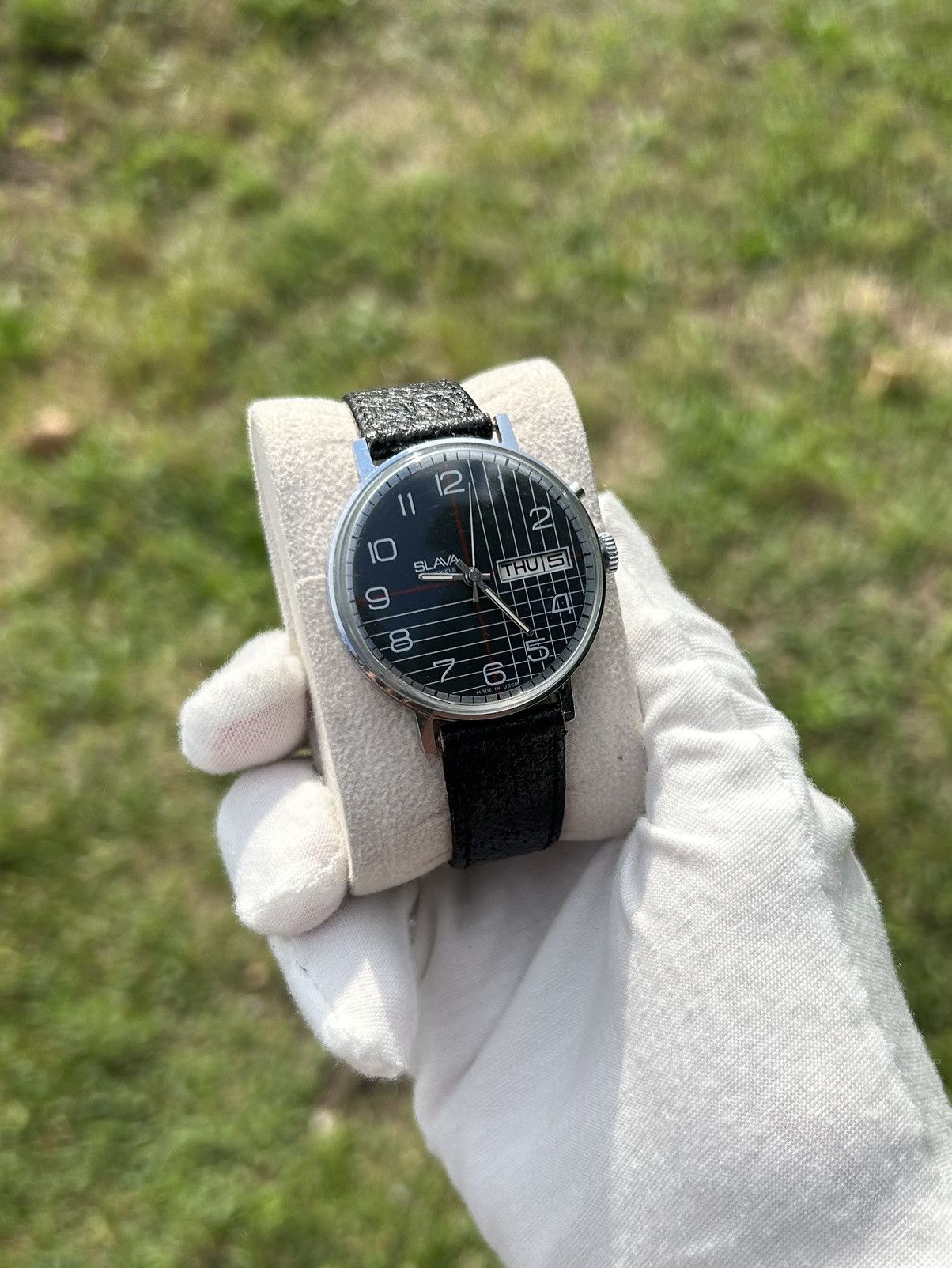 Vintage Vintage Watch Slava USSR Soviet Mechanical 1980s Size ONE SIZE - 3 Thumbnail