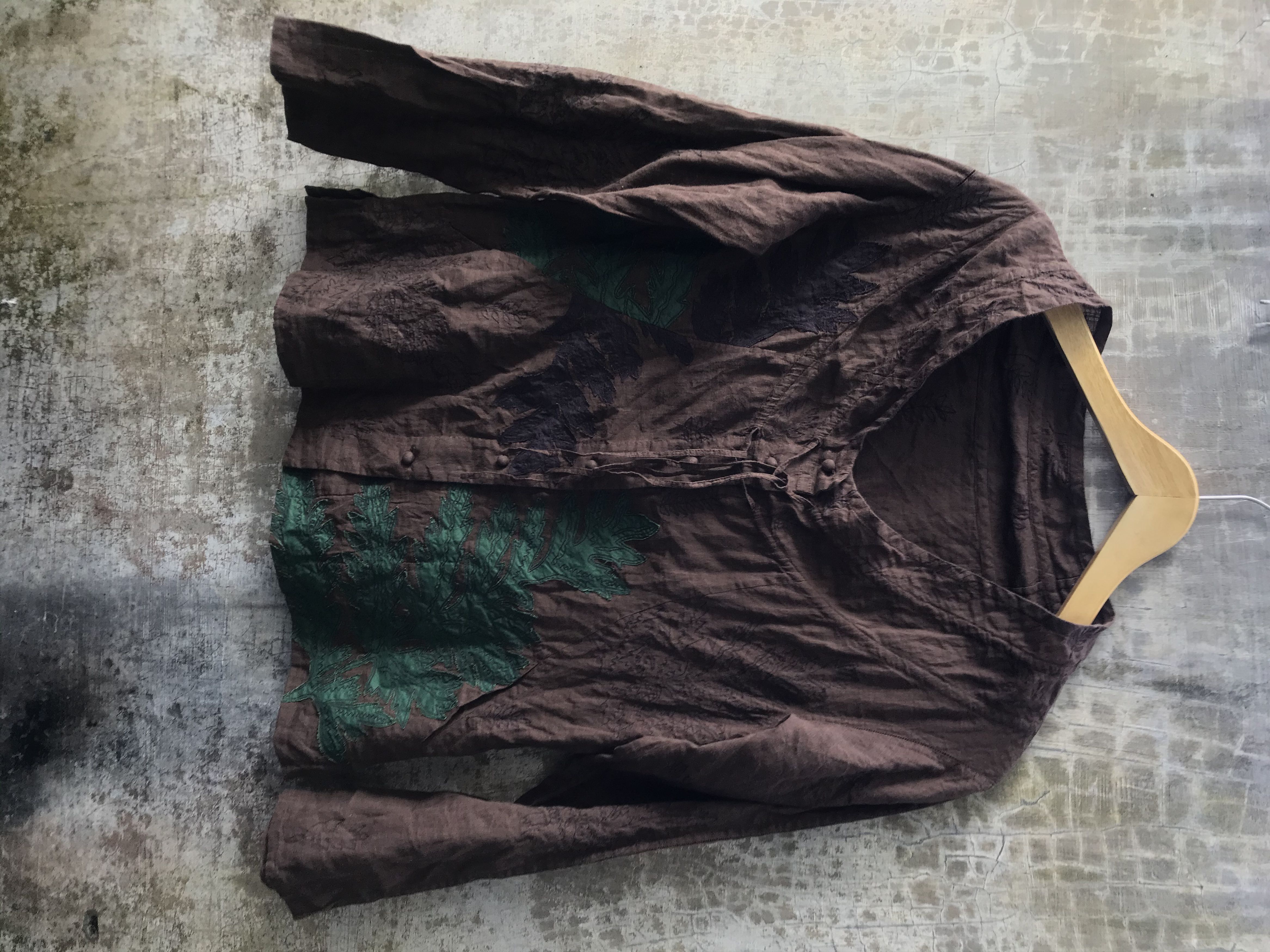image of Final Home x Issey Miyake Haath Haat Indian By Issey Miyake Vintage in Chocolate, Women's (Size Med
