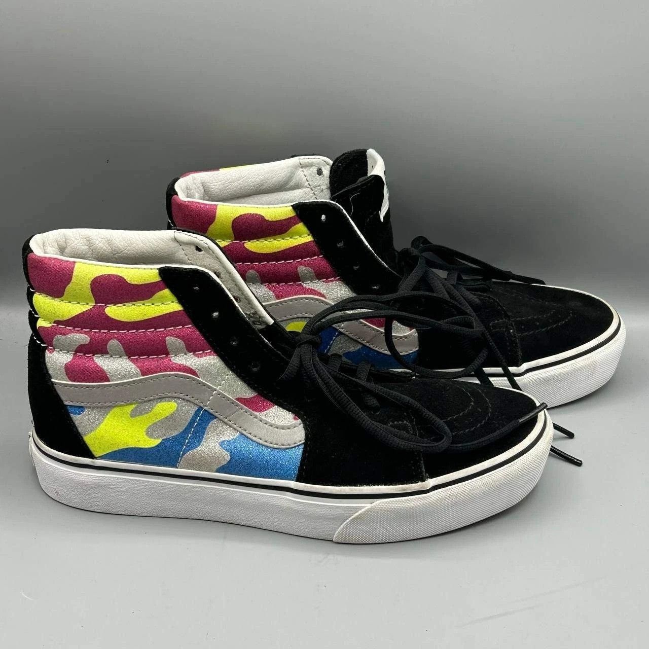 Vans Vans Sk8-Hi High Top Sneakers 8 Glitter Skateboard 721356 Size US 8 / EU 41 - 1 Thumbnail