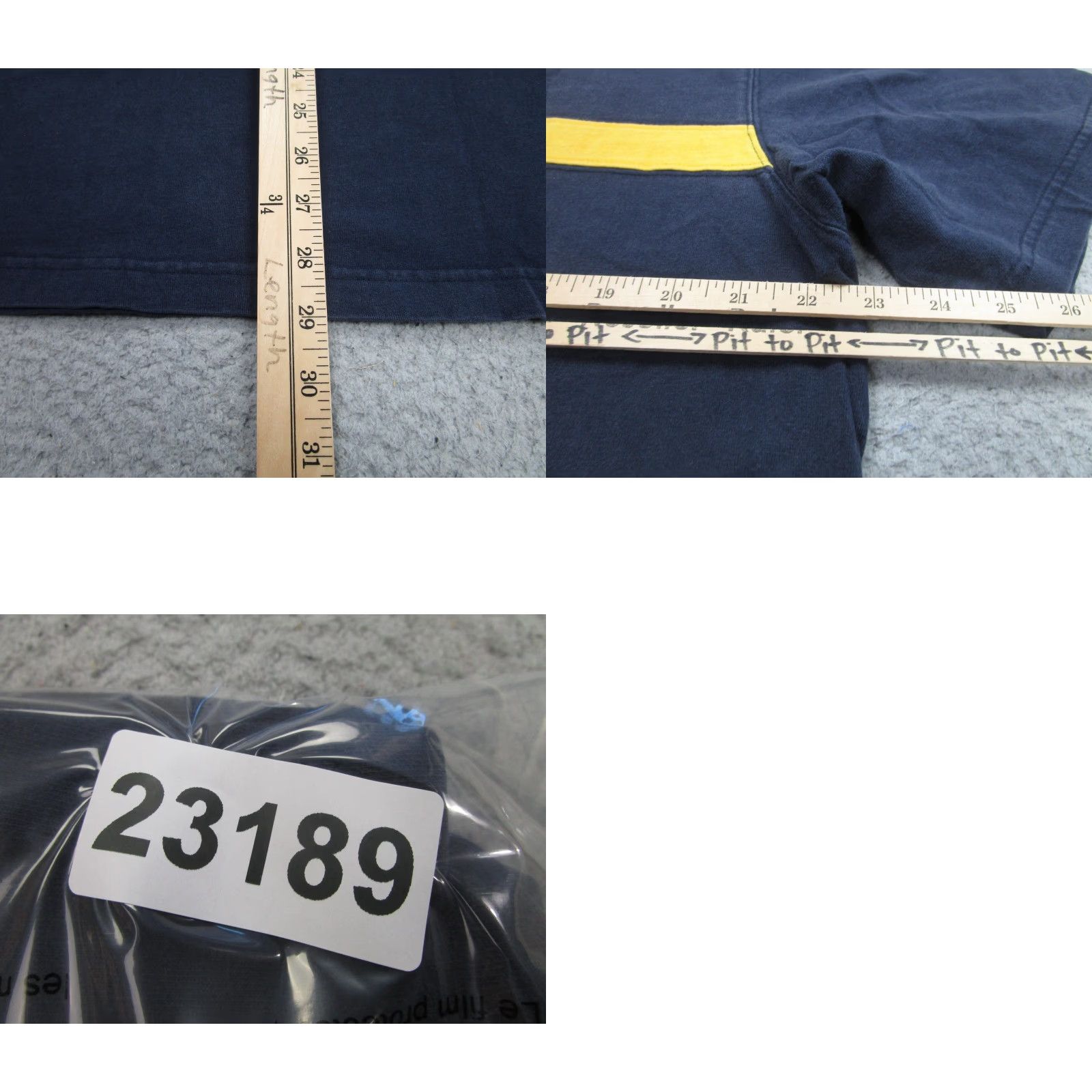 Abercrombie & Fitch Abercrombie & Fitch Shirt Mens XL Blue Yellow Stripe T-Shirt Crew Neck Short Sleeve Vintage No Size US XL / EU 56 / 4 - 8 Thumbnail