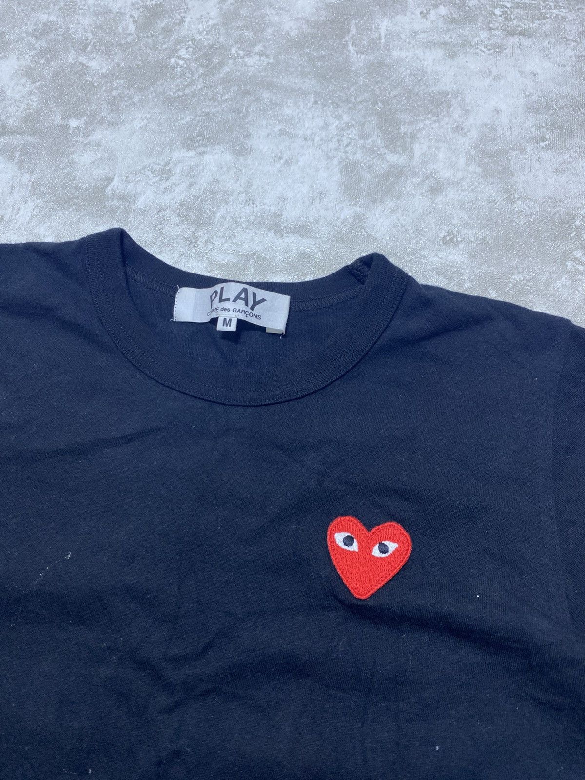 Comme des Garcons Y2K Comme des Garçons Play Heart Luxury T-shirt Black Size M / US 6-8 / IT 42-44 - 2 Thumbnail