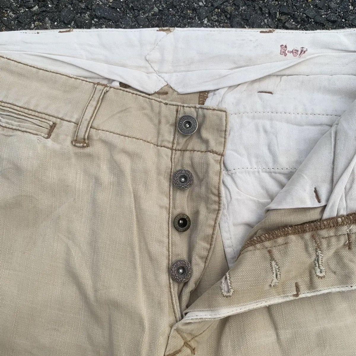 Polo Ralph Lauren × Ralph Lauren POLO RALPH LAUREN TROUSERS PATCHWORK RUGGED PANTS NICEDESIGN Size US 29 - 9 Thumbnail
