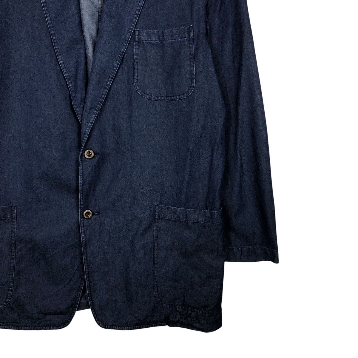 Burberry 📌Vintage Chore Jacket Denim Blue Burberrys Double Breast Size US M / EU 48-50 / 2 - 6 Thumbnail