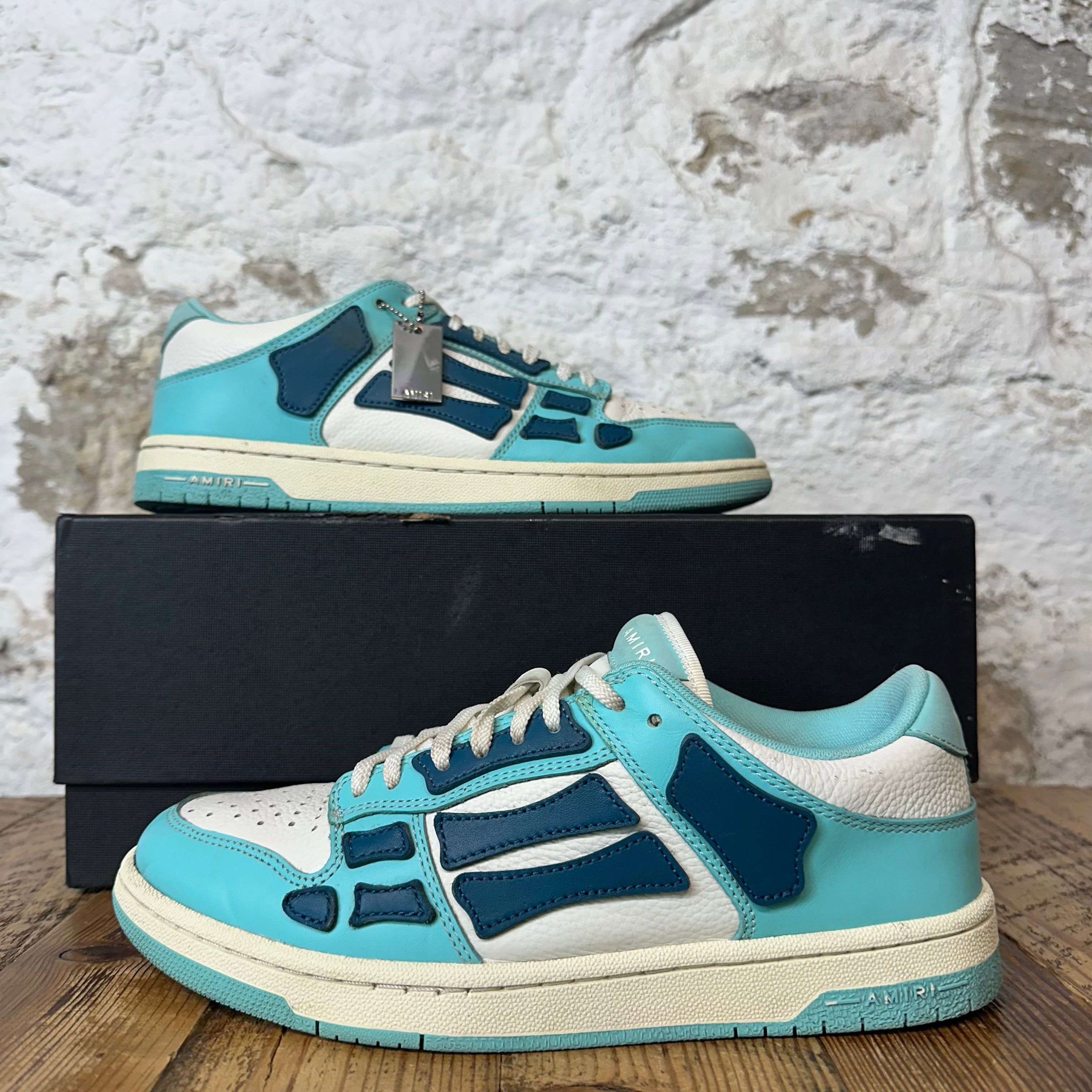 Amiri Amiri Navy Skeleton White Teal Blue Sneaker Sz 7 (40) Size US 7 / EU 40 - 1 Thumbnail