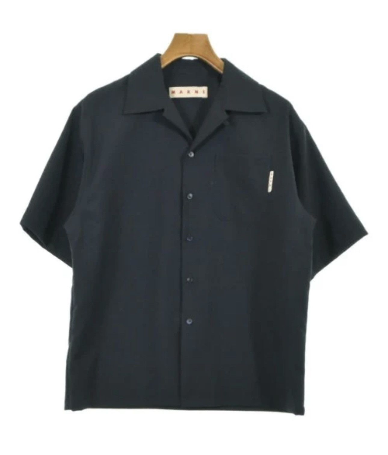 Marni Marni Poplin Open Collar Short Sleeve Shirt Size US M / EU 48-50 / 2 - 1 Thumbnail