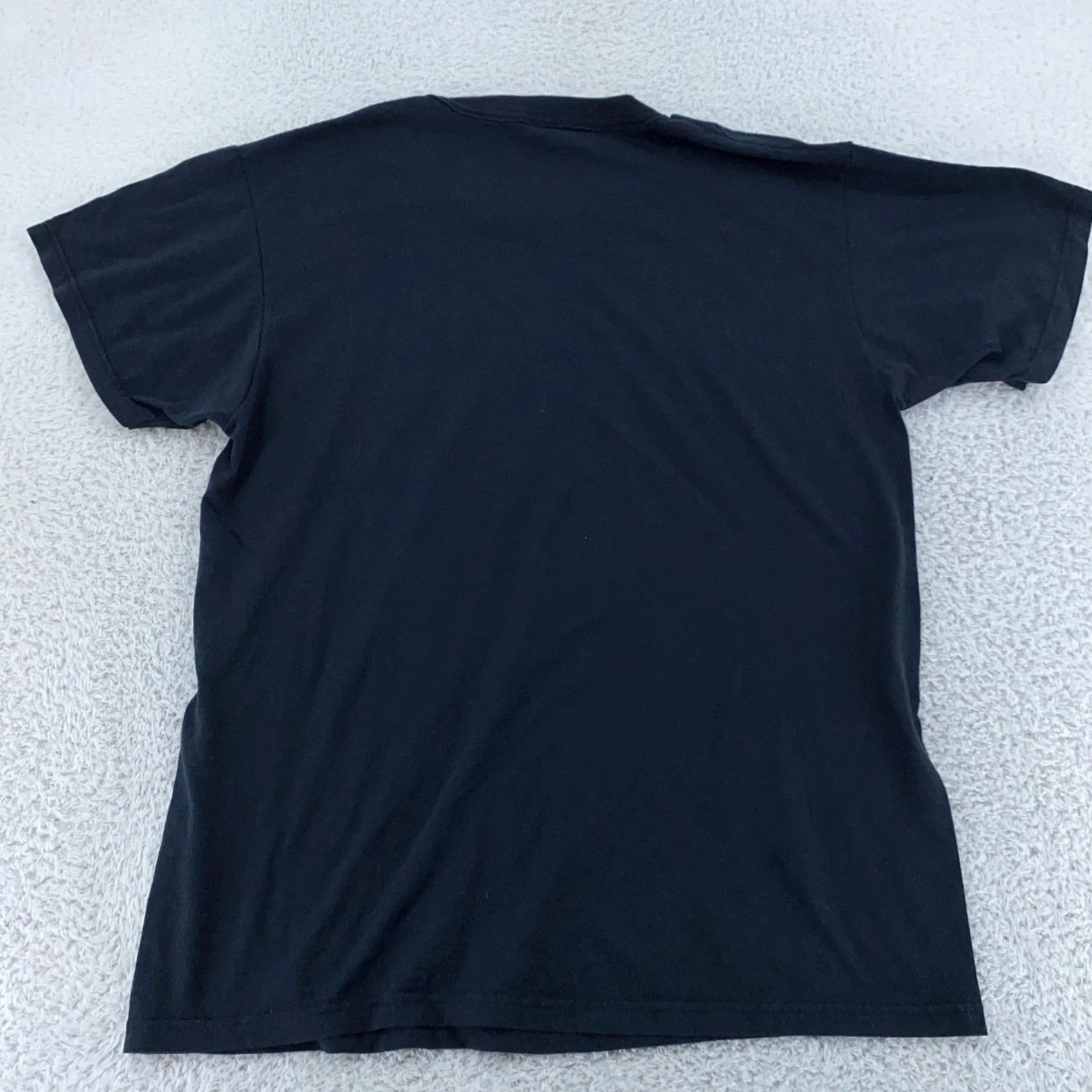 Fruit Of The Loom VINTAGE Fruit of the Loom Pocket Shirt Mens M Black Crew Neck Short Sleeve Cotton Blend Tee Size US M / EU 48-50 / 2 - 4 Thumbnail