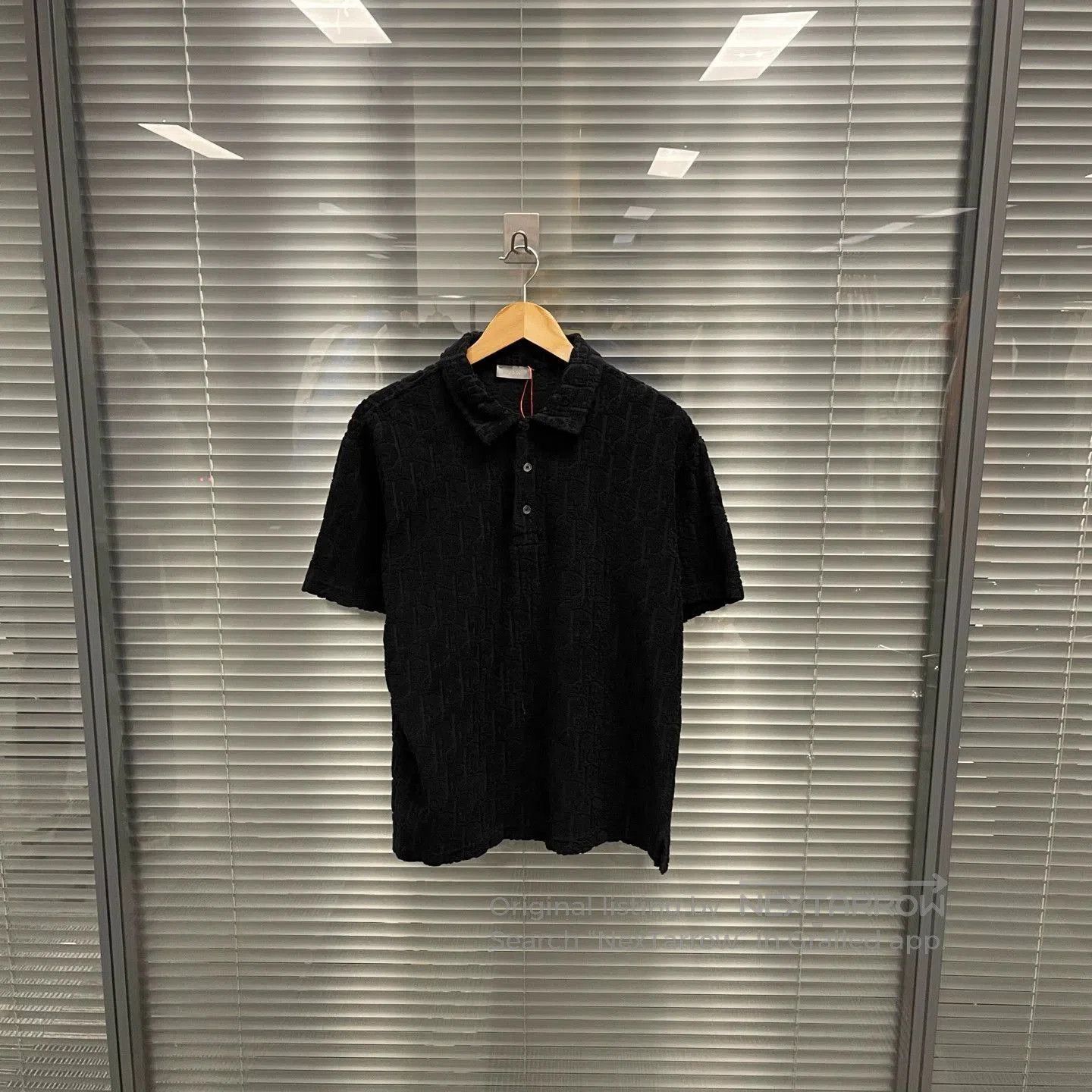 Dior Homme SS06 ネイビーとブラックのストライプ ポロシャツ S 中古・古着通販】DIOR HOMME (ディオール オム) ポロシャツ ブラック