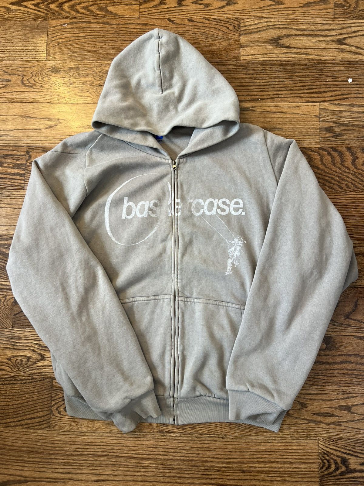 Vintage × basketcase gallery Grey Basketcase Gallery Pray Hoodie