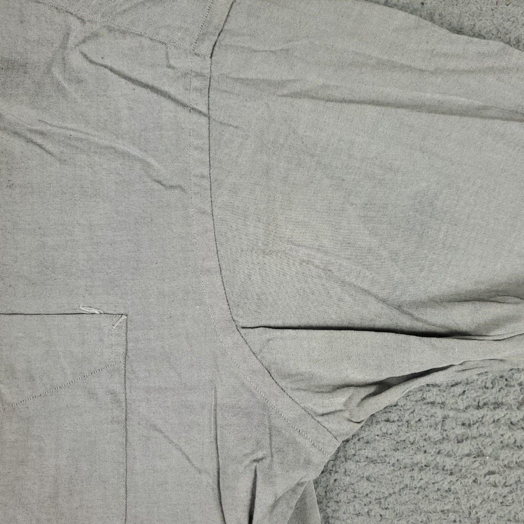 Tommy Hilfiger Tommy Hilfiger Shirt Mens 15 Gray Dress Button Up Long Sleeve Size 40R - 4 Thumbnail