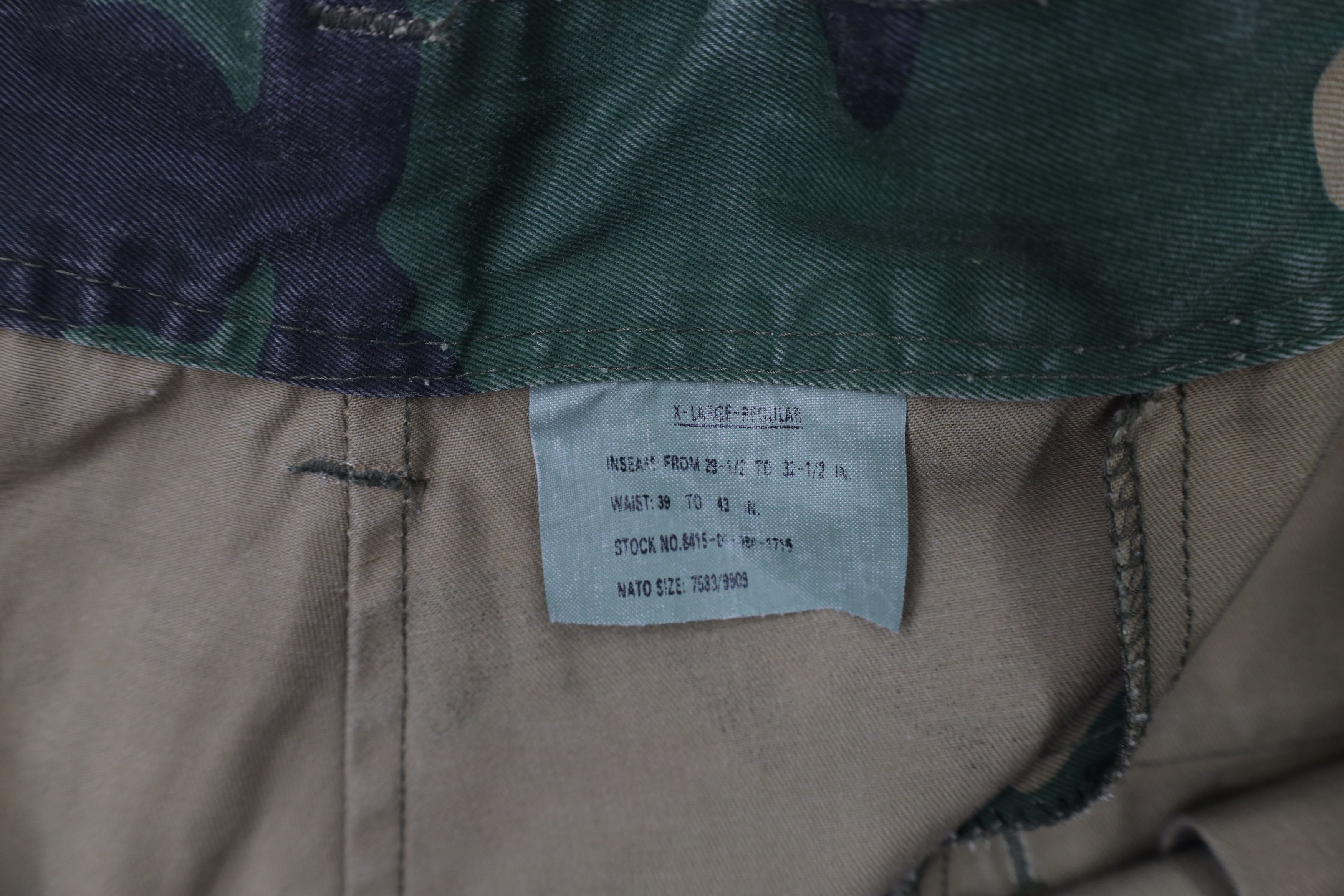 Vintage Vintage 90s Streetwear Wide Leg Woodland Camouflage Pants Size US 38 / EU 54 - 7 Thumbnail