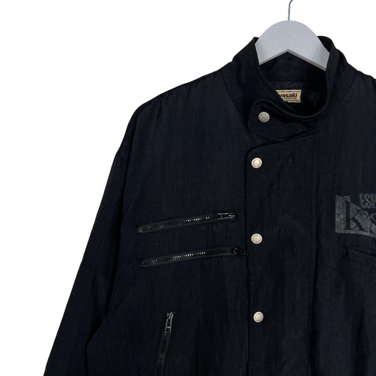 Vintage 🔥 VINTAGE KAWASAKI K'S RIDING BOMBER JACKET Size US L / EU 52-54 / 3 - 4 Thumbnail
