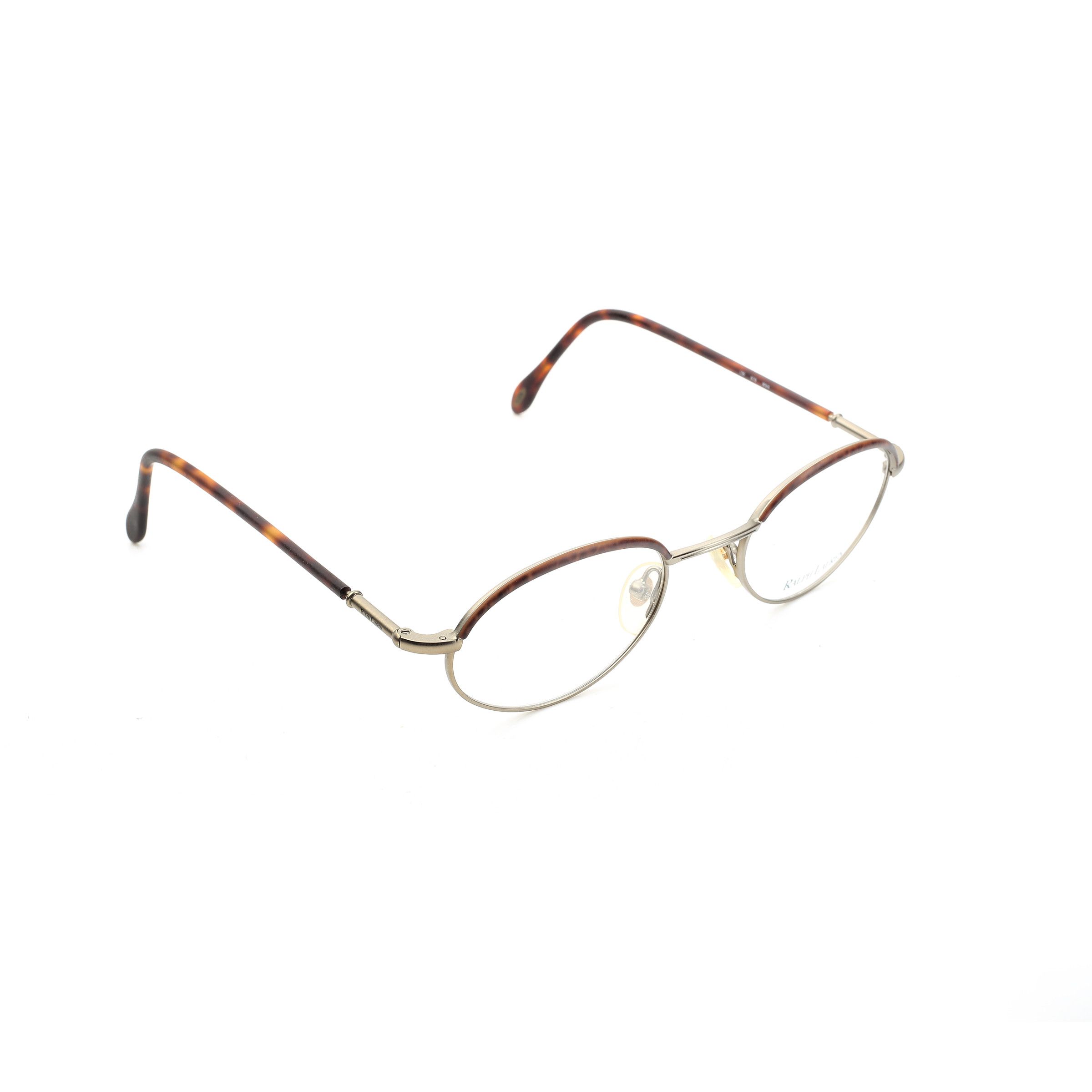 Ralph Lauren Ralph Lauren '90s Silver Dark Havana Oval Glasses Size ONE SIZE - 1 Thumbnail