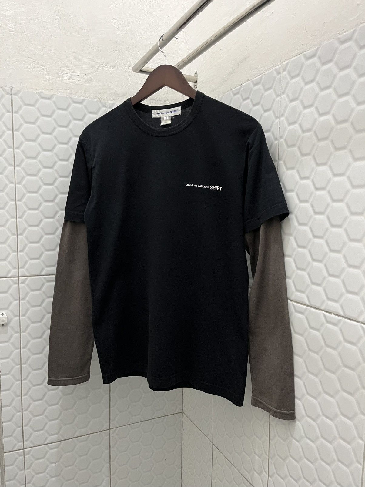 Comme des Garcons Homme Comme Des Garcons Double Layer Longsleeve Size US M / EU 48-50 / 2 - 3 Thumbnail