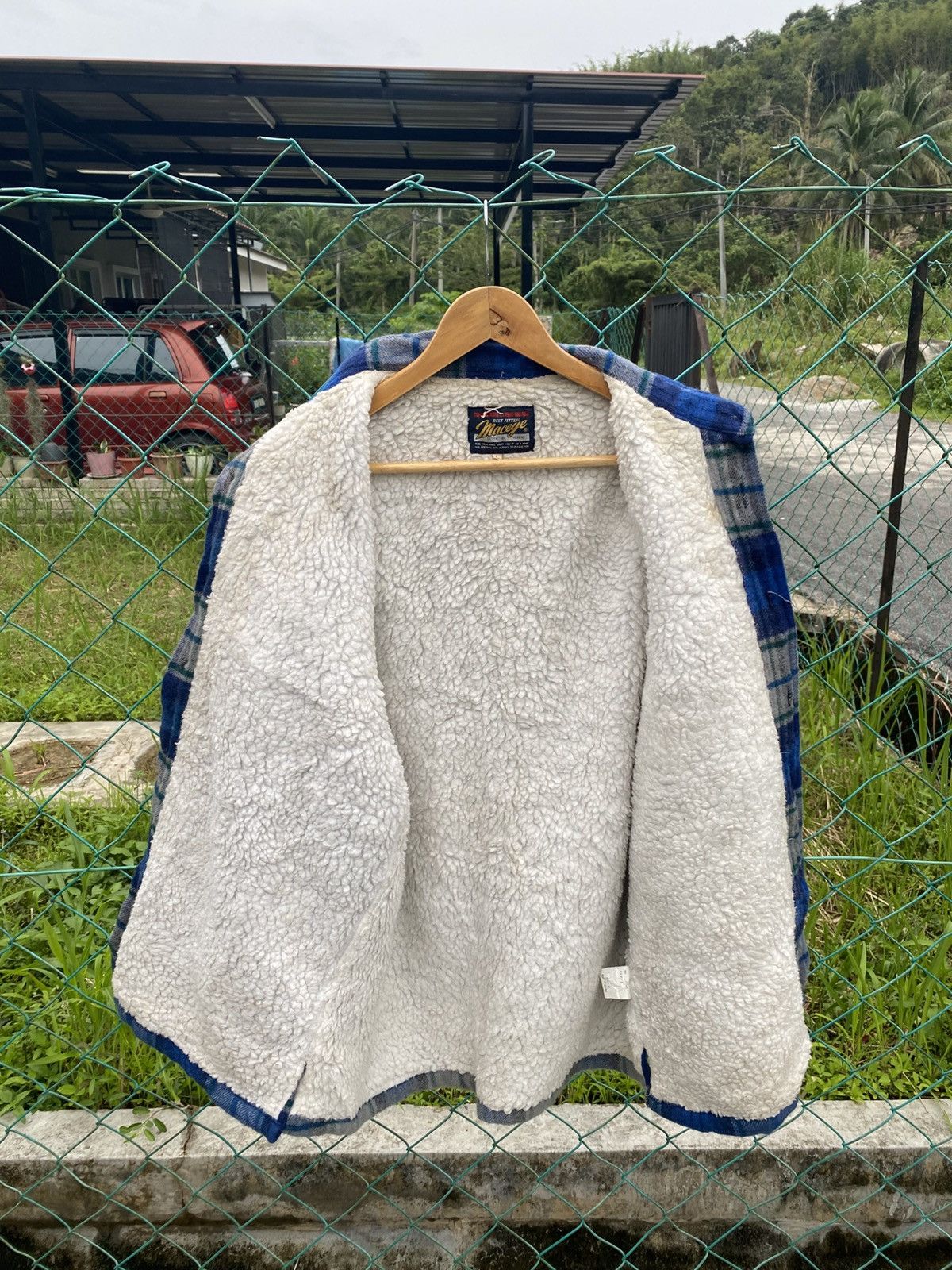 Flannel × Japanese Brand AW Maceye sherpa plaid flannel Size US L / EU 52-54 / 3 - 5 Thumbnail