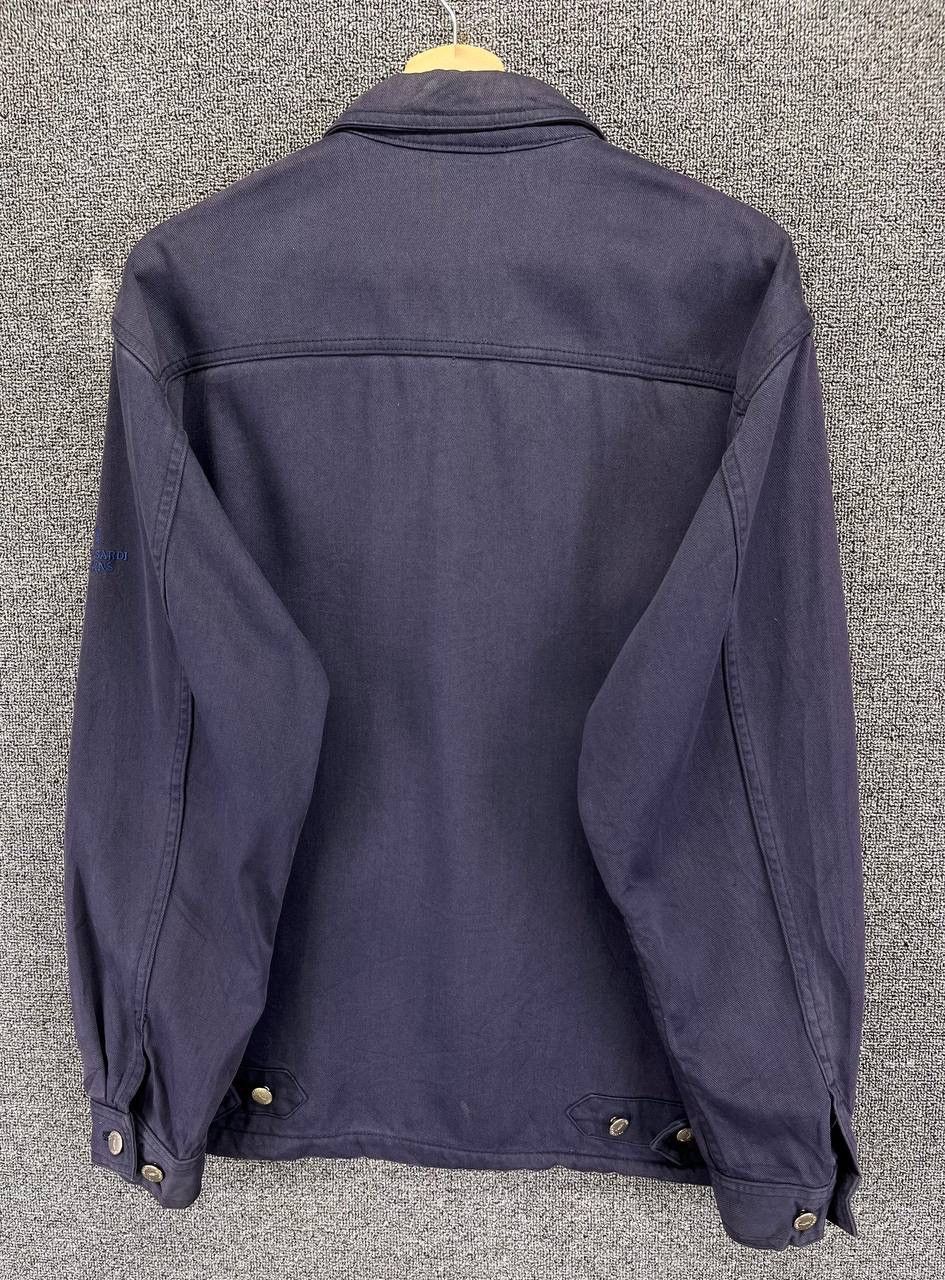 Trussardi Vintage Trussardi Jeans Luxury Rare Zip Up Jacket Size US L / EU 52-54 / 3 - 9 Thumbnail