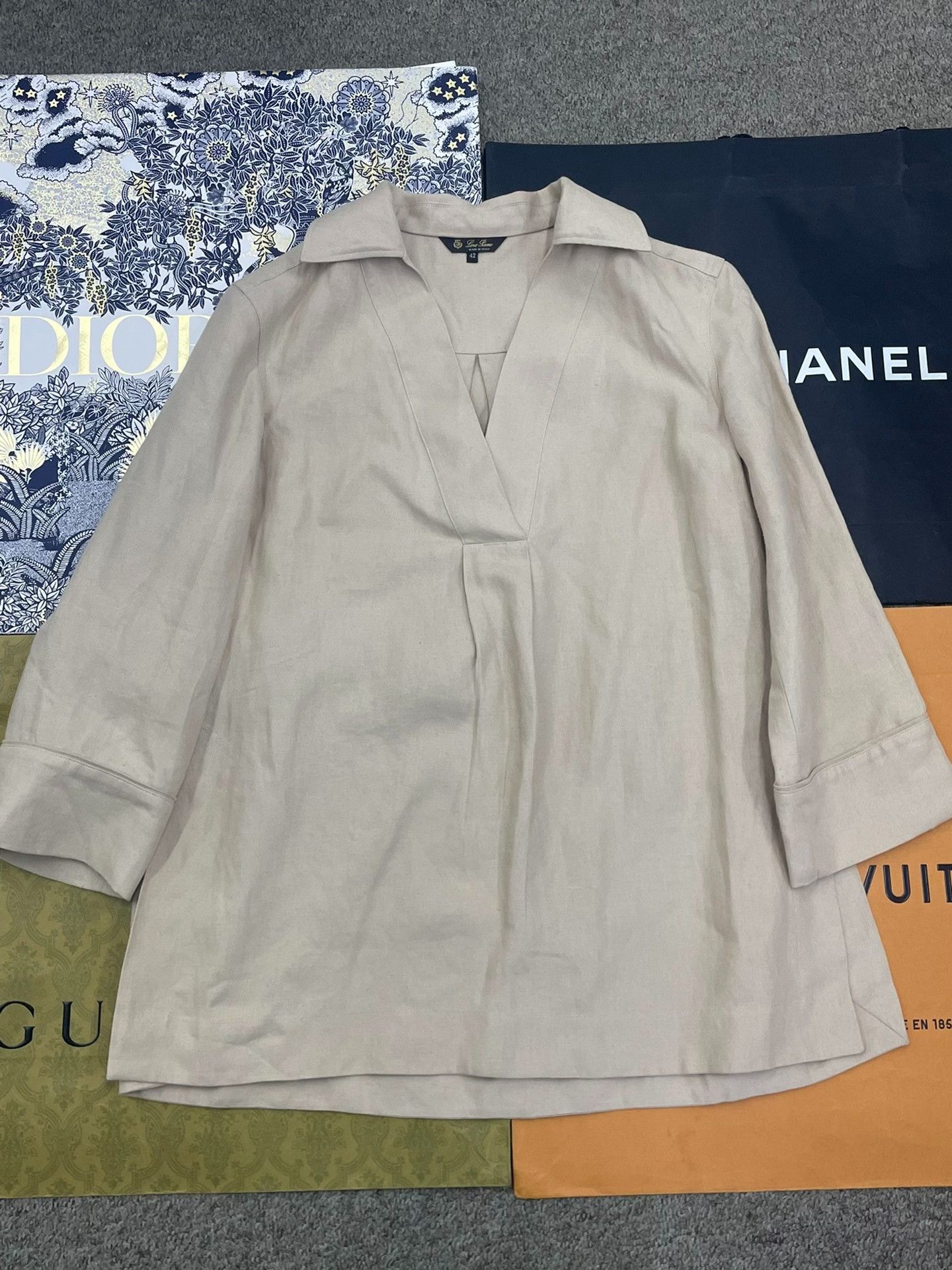 Loro Piana Loro Piana Linen Collared Shirt Size US XS / EU 42 / 0 - 1 Thumbnail