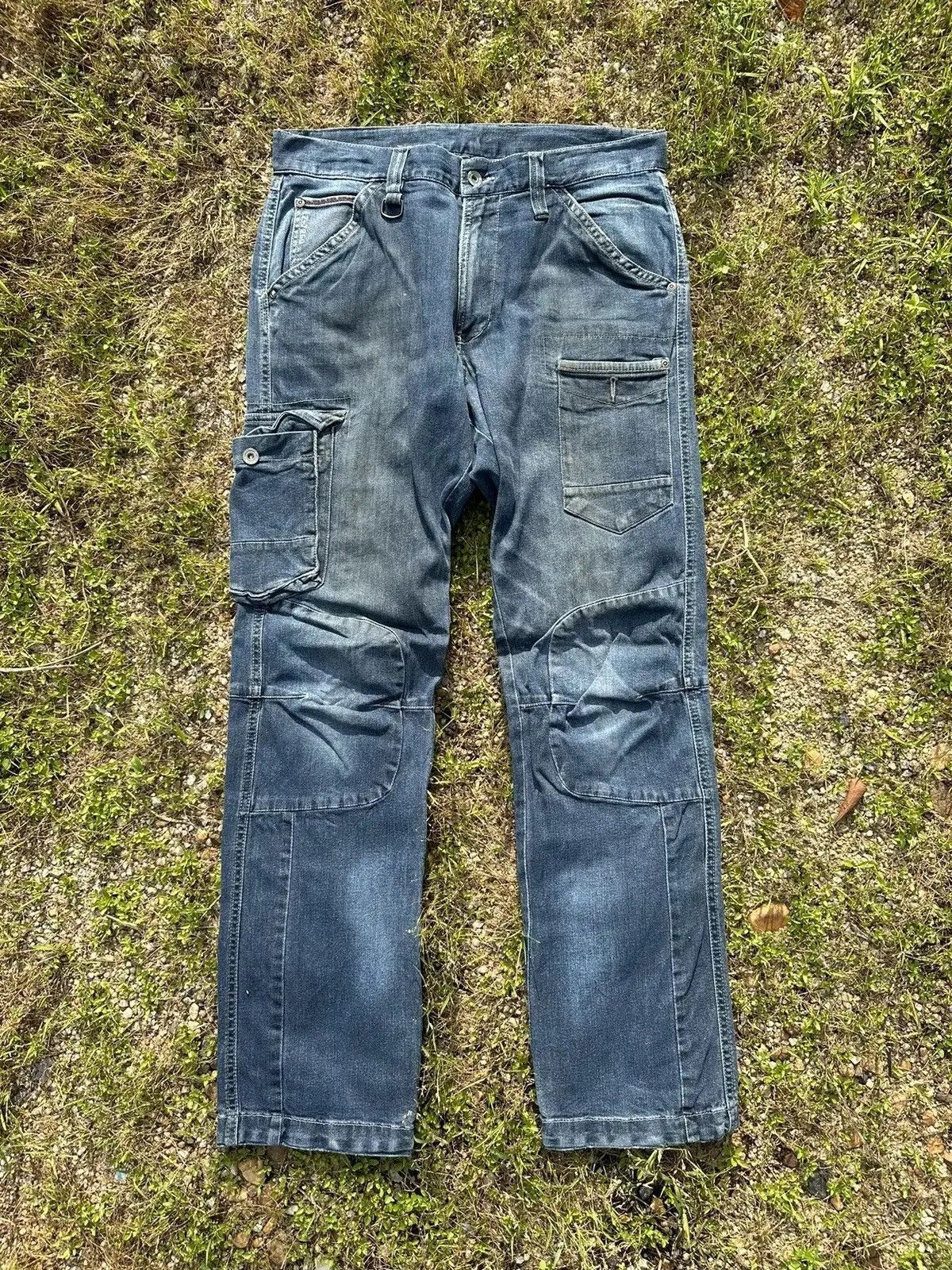 IZ-7250 JapaneseBrand Special Multipocket Utility Denim Pant