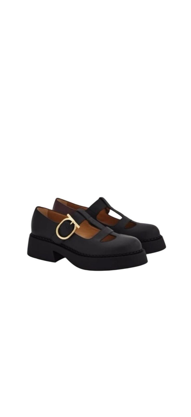 Salvatore Ferragamo Ferragamo Mary Jane Loafer Size US 7.5 / IT 37.5 - 2 Thumbnail