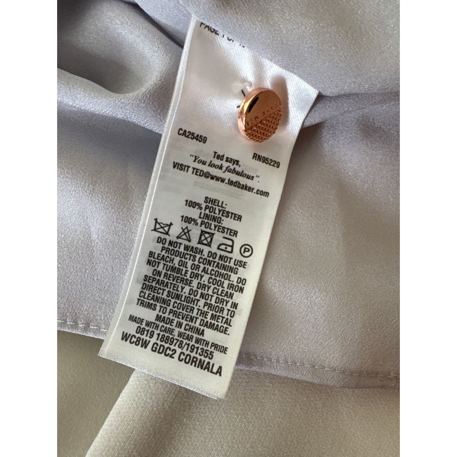 Ted Baker TED BAKER Cornala Babylon Pleat A-Line Dress Size 1 Size XS / US 0-2 / IT 36-38 - 5 Thumbnail
