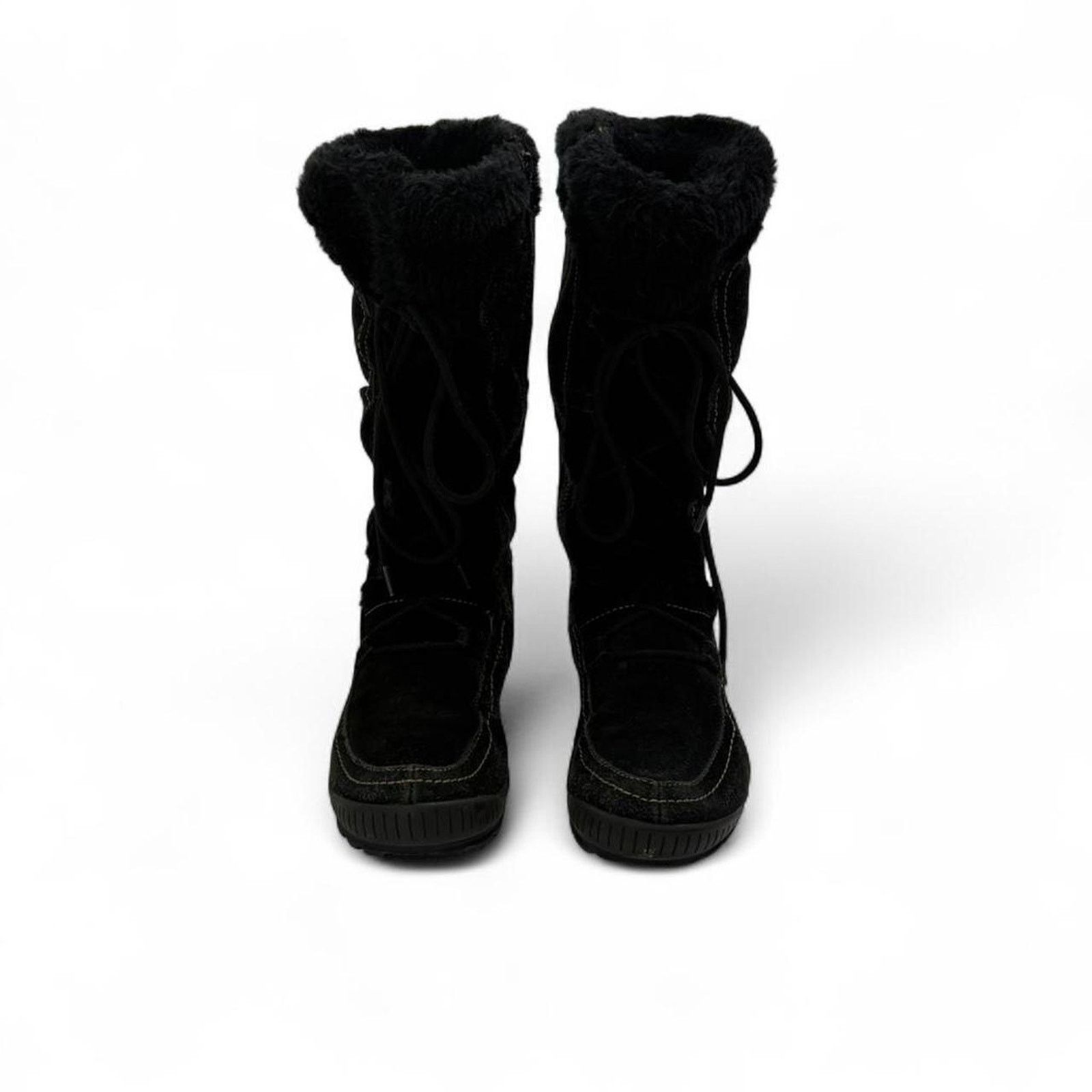 Other Bare Traps Dory Winter Boot size 7/12 Fur Lining Lace Boots Size US 7.5 / IT 37.5 - 4 Thumbnail