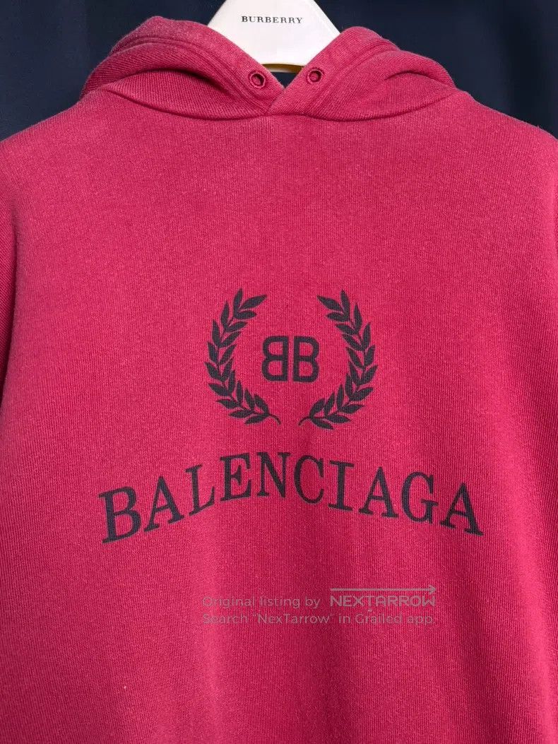 Balenciaga Balenciaga Red Wheat Pattern Hoodie Size US S / EU 44-46 / 1 - 2 Thumbnail