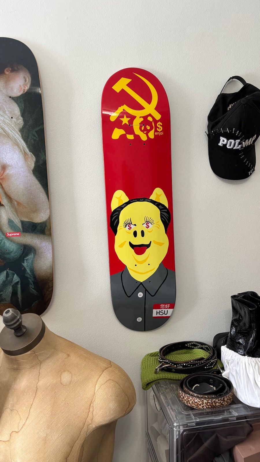 Enjoi Hsu Communist Pigs Deck Size ONE SIZE - 2 Thumbnail