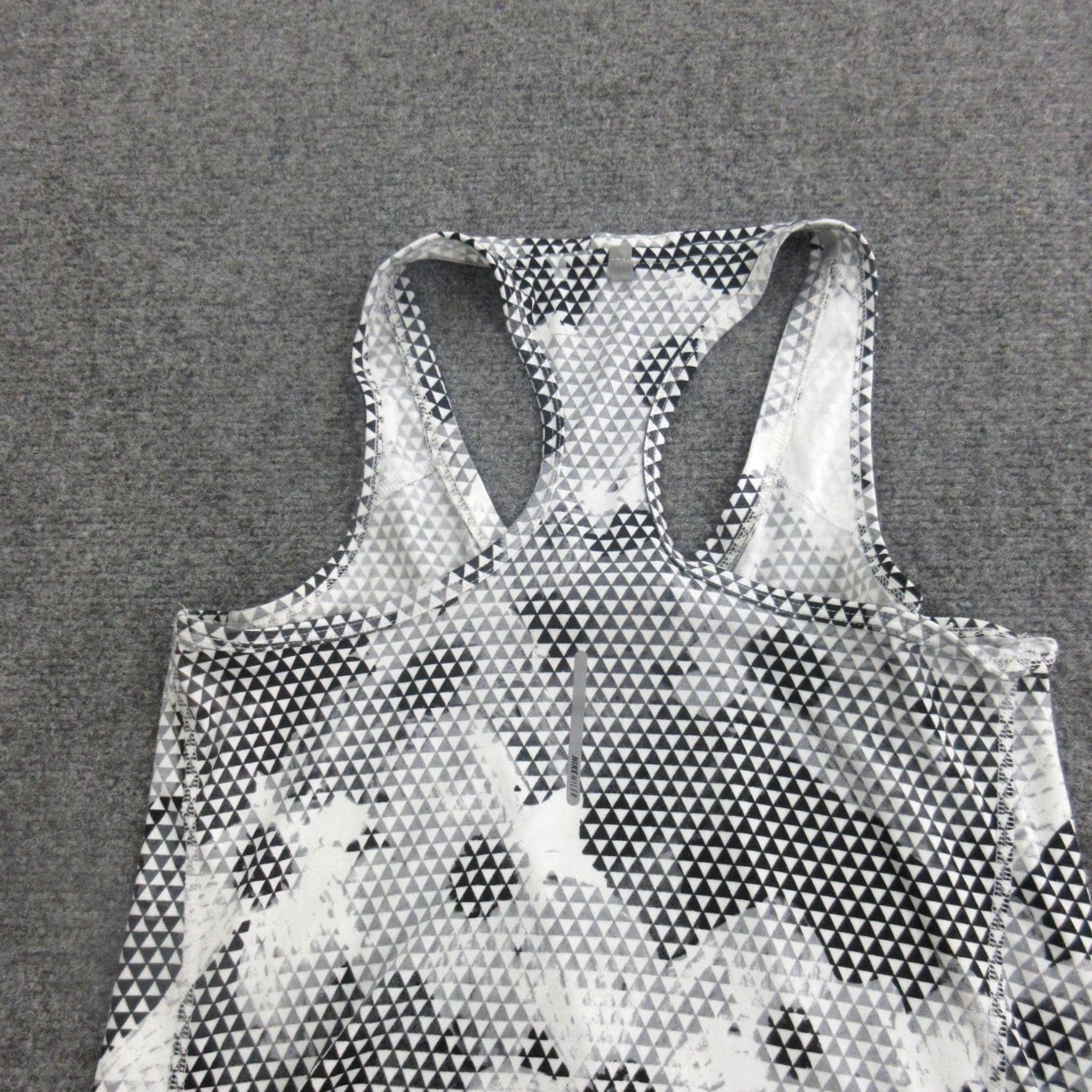 Nike Nike Dri-FIT Running Tank Top Womens M Black Racerback Fitness Shirt Size M / US 6-8 / IT 42-44 - 7 Thumbnail