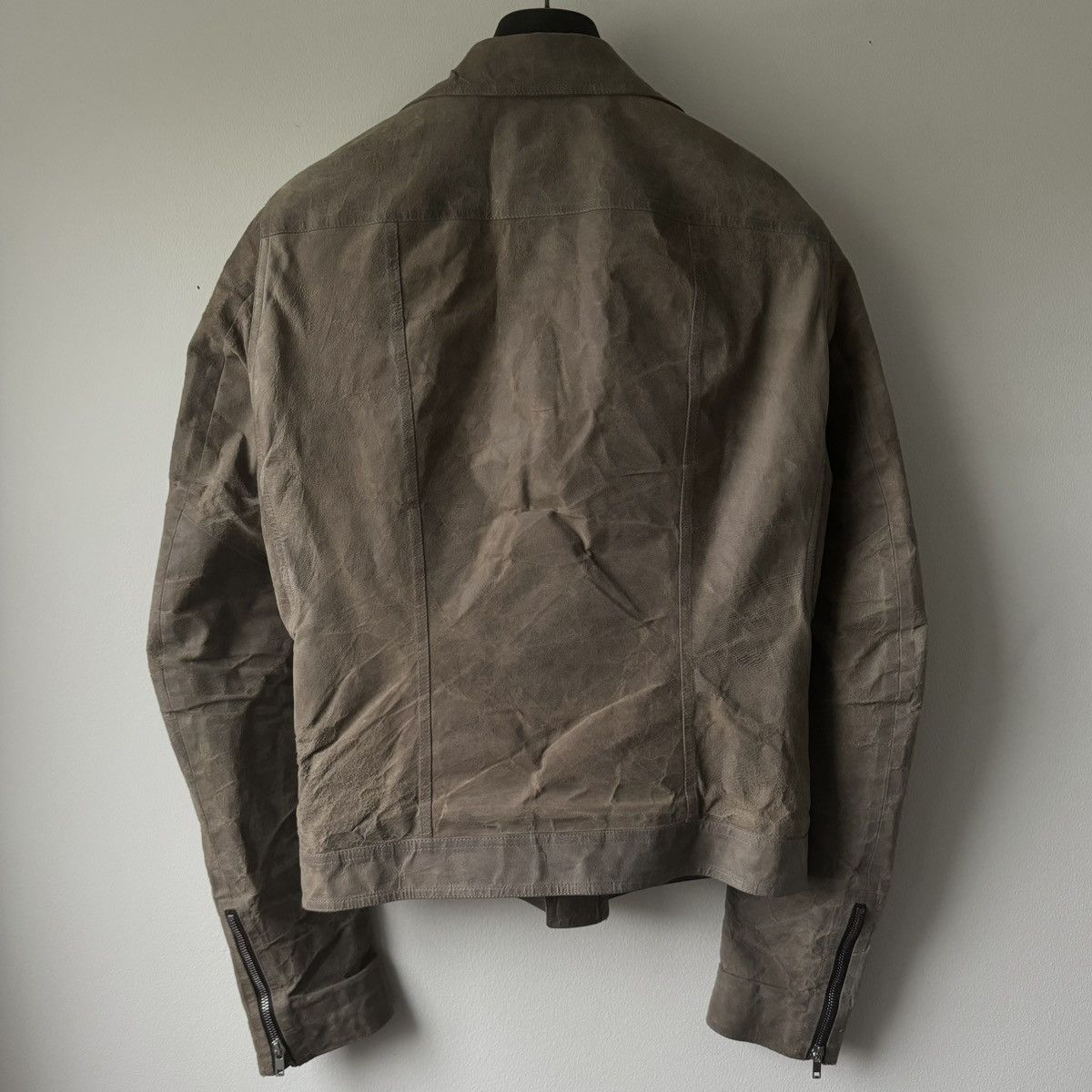 Rick Owens Rick Owens FW20 Blistered Lamb Leather Stooges Jacket Size US M / EU 48-50 / 2 - 6 Thumbnail