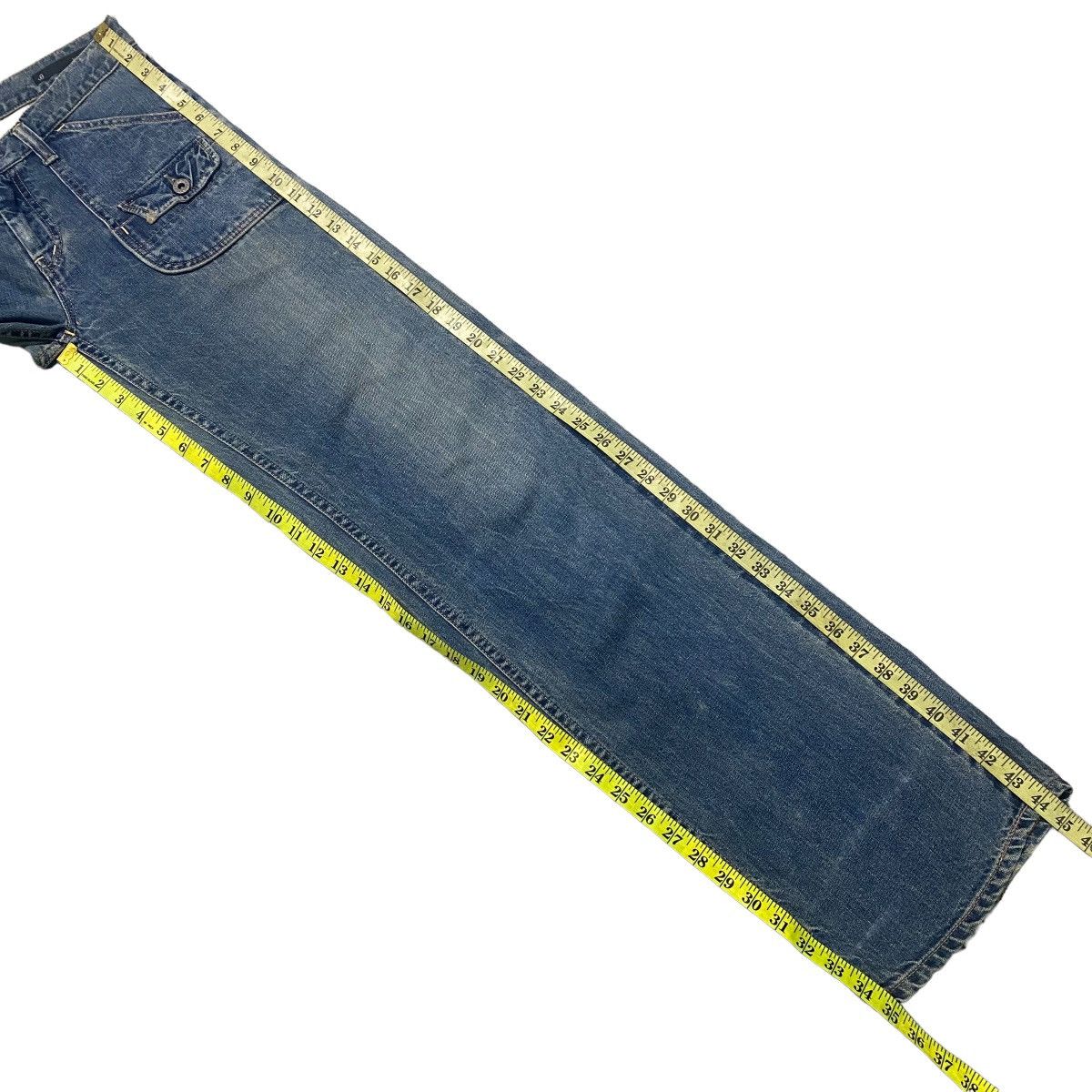 Johnbull Vintage JOHN BULL Denim Selvedge Fatigue Pants Size US 31 - 21 Thumbnail