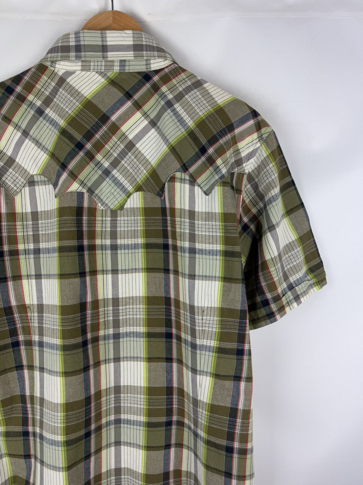 Oakley Oakley Short Sleeve Checked Plaid Outdoor Western Shirt Size US XL / EU 56 / 4 - 18 Thumbnail