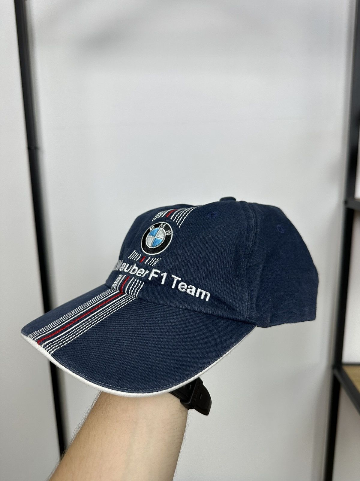 BMW BMW Sauber F1 team OS Hat Cap Formula One 2008 Unisex Racing Size ONE SIZE - 2 Thumbnail