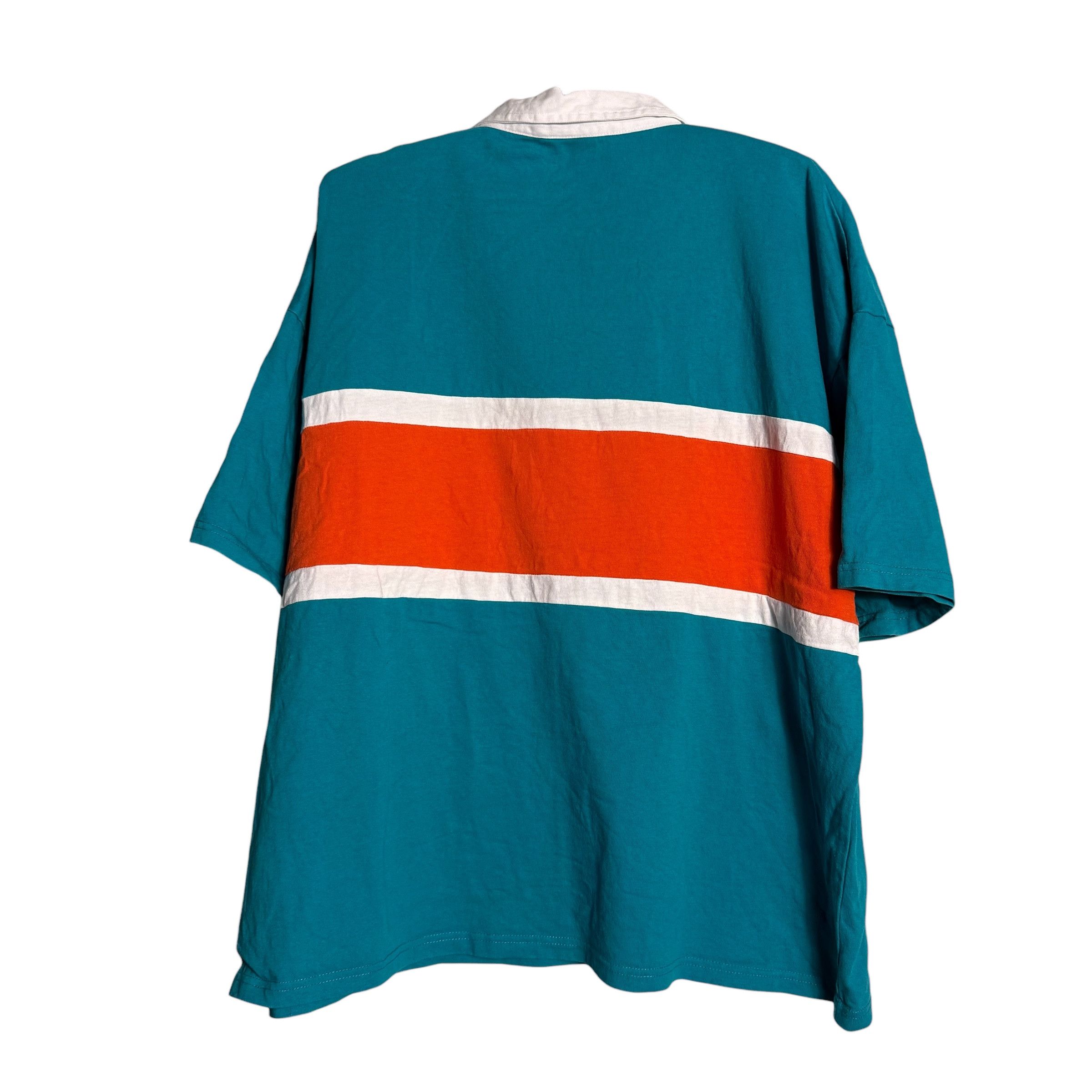 NFL 🔥RARE🔥Vintage Miami Dolphins NFL Team Half Zip Polo Shirt Size US L / EU 52-54 / 3 - 5 Thumbnail