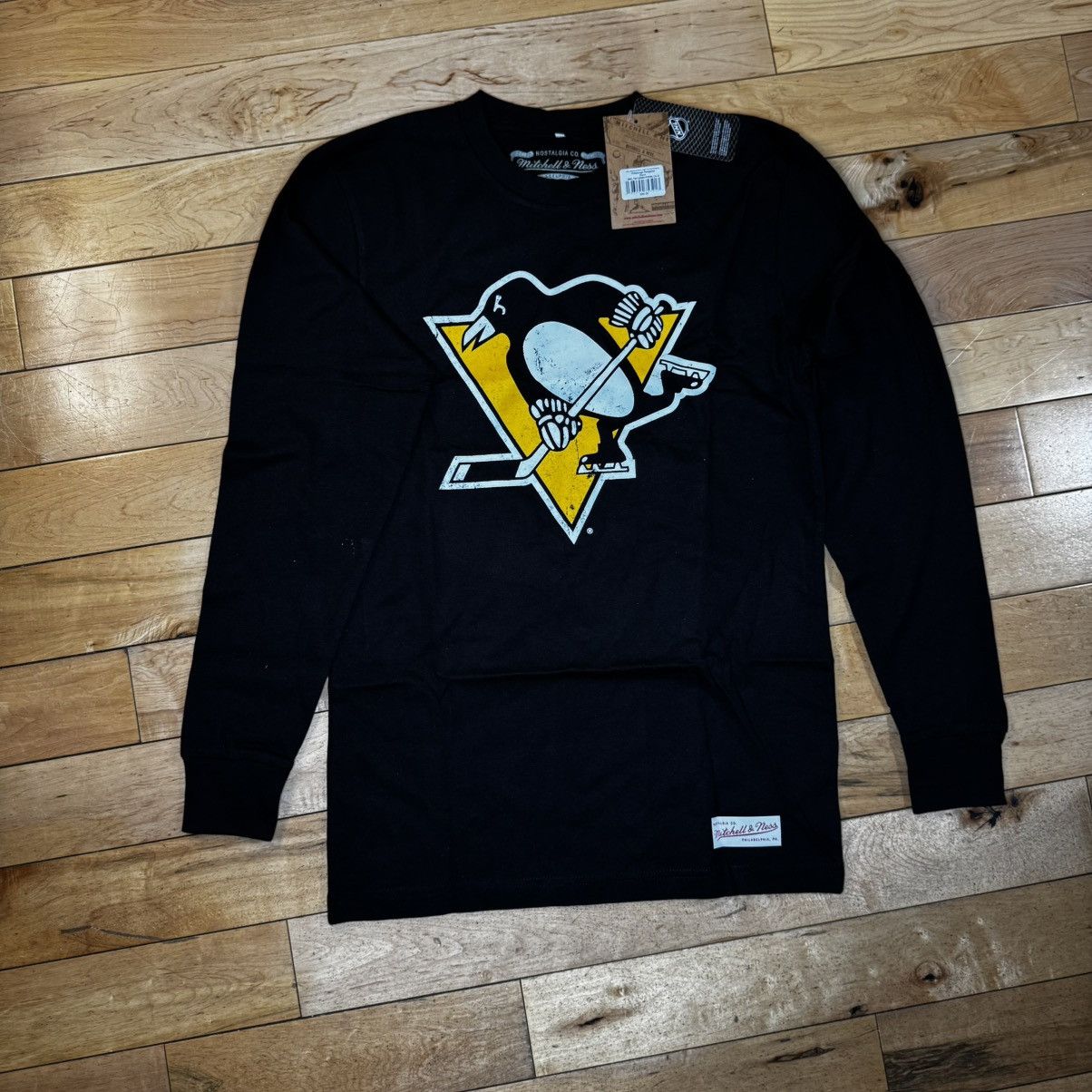 Mitchell & Ness Mitchell & Ness Pittsburgh Penguins Vintage Logo L-Sleeve Size US S / EU 44-46 / 1 - 1 Thumbnail