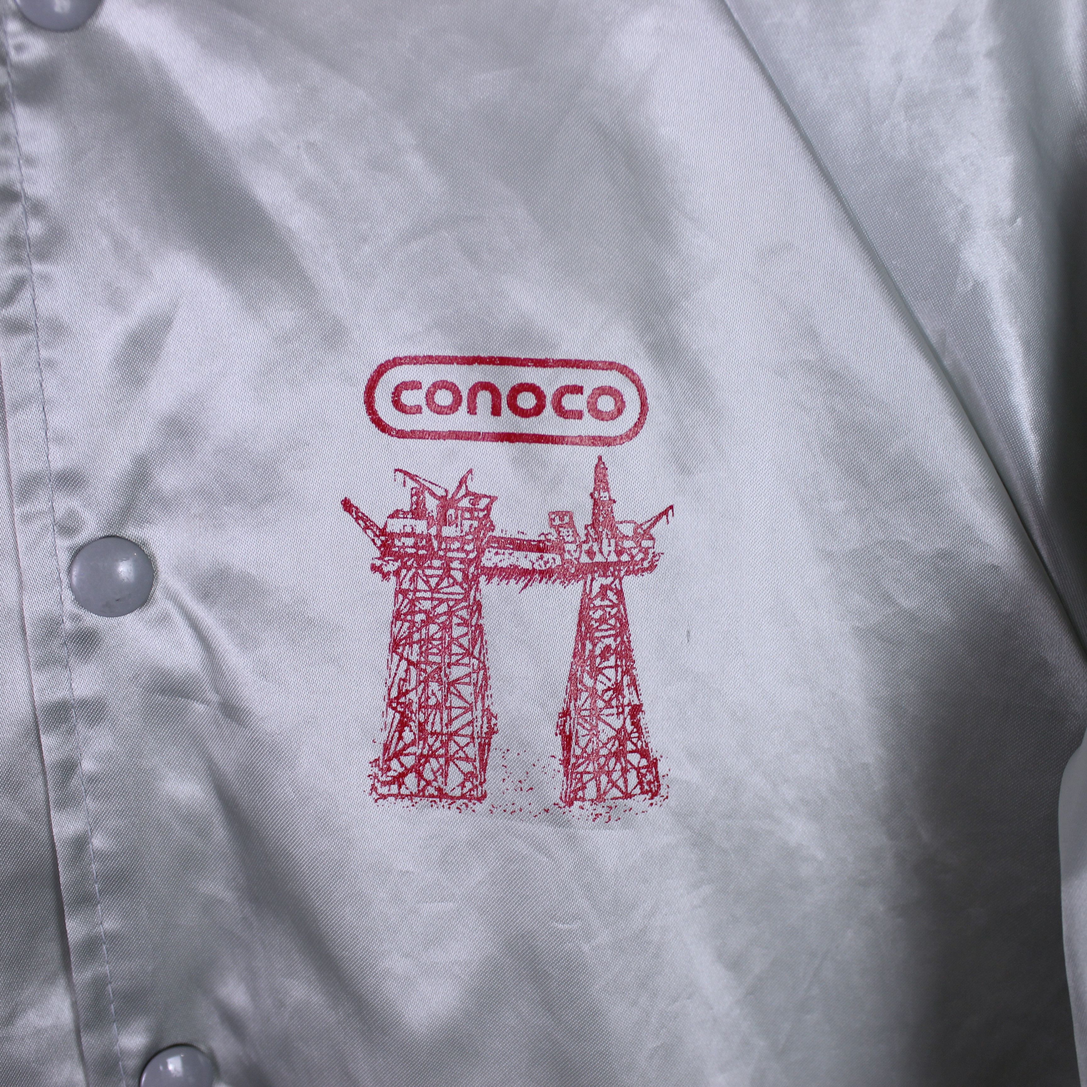Vintage Conoco light jacket made in USA jacket rarity 80 90s Size US M / EU 48-50 / 2 - 10 Thumbnail