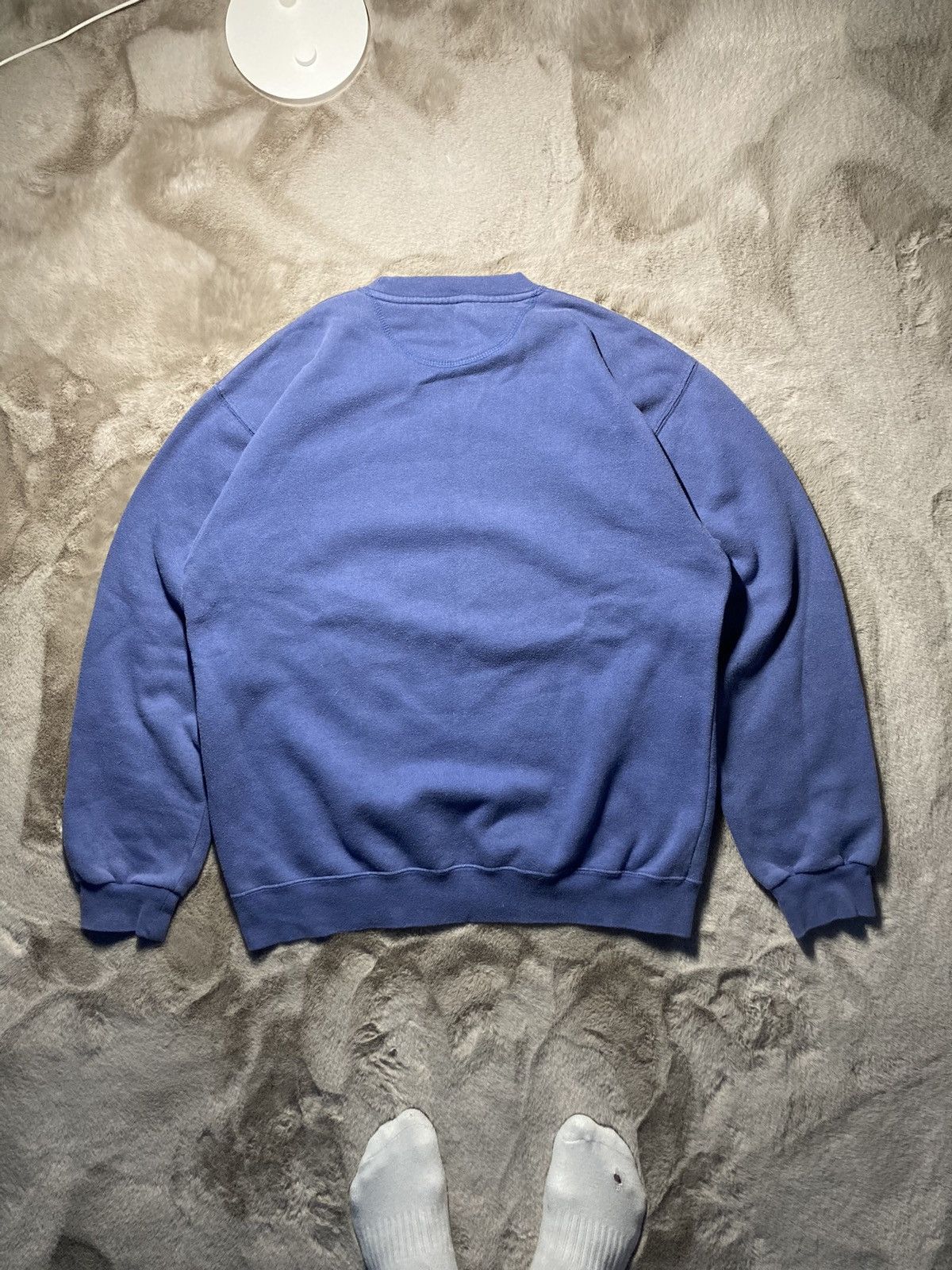 Russell Athletic × Vintage ⛩️ Vintage Russell Athletic Big Sun Faded Crewneck Sweatshirt Size US M / EU 48-50 / 2 - 2 Thumbnail