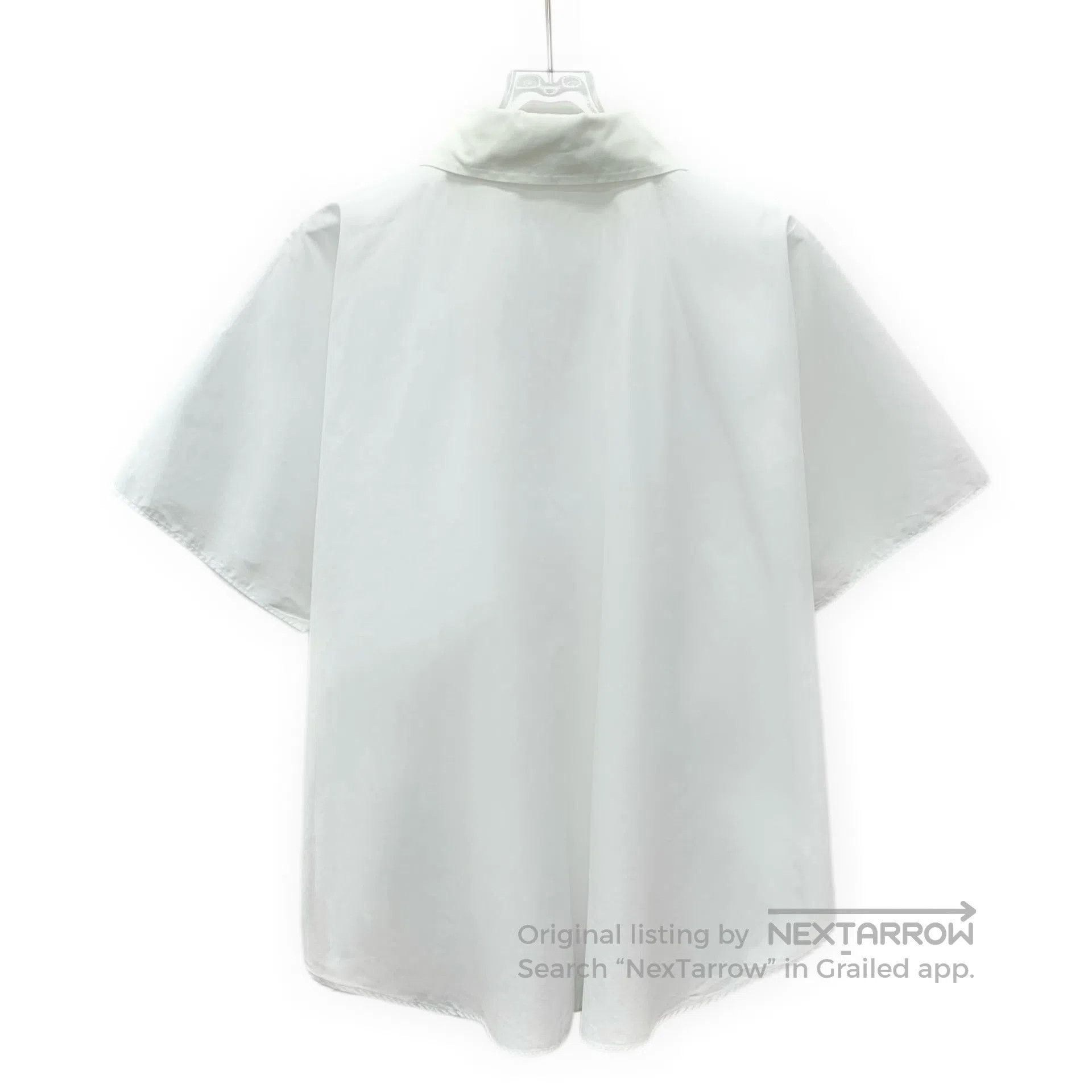 Dior Dior White bee embroidery cotton collar long-sleeve shirt| Size XS / US 0-2 / IT 36-38 - 2 Thumbnail