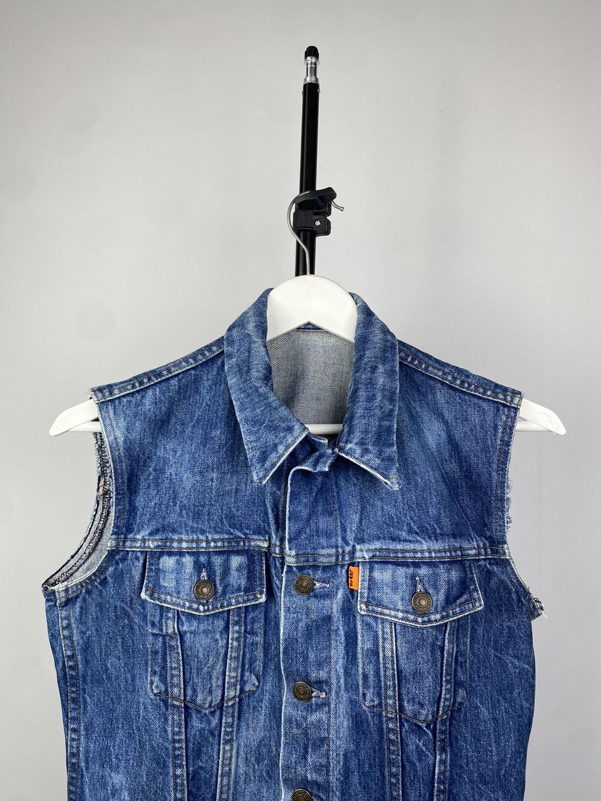 Levi's × Levi's Vintage Clothing × Vintage Levi’s vintage rare 70-80s Orange Tab vest denim streetwear Size US S / EU 44-46 / 1 - 4 Thumbnail