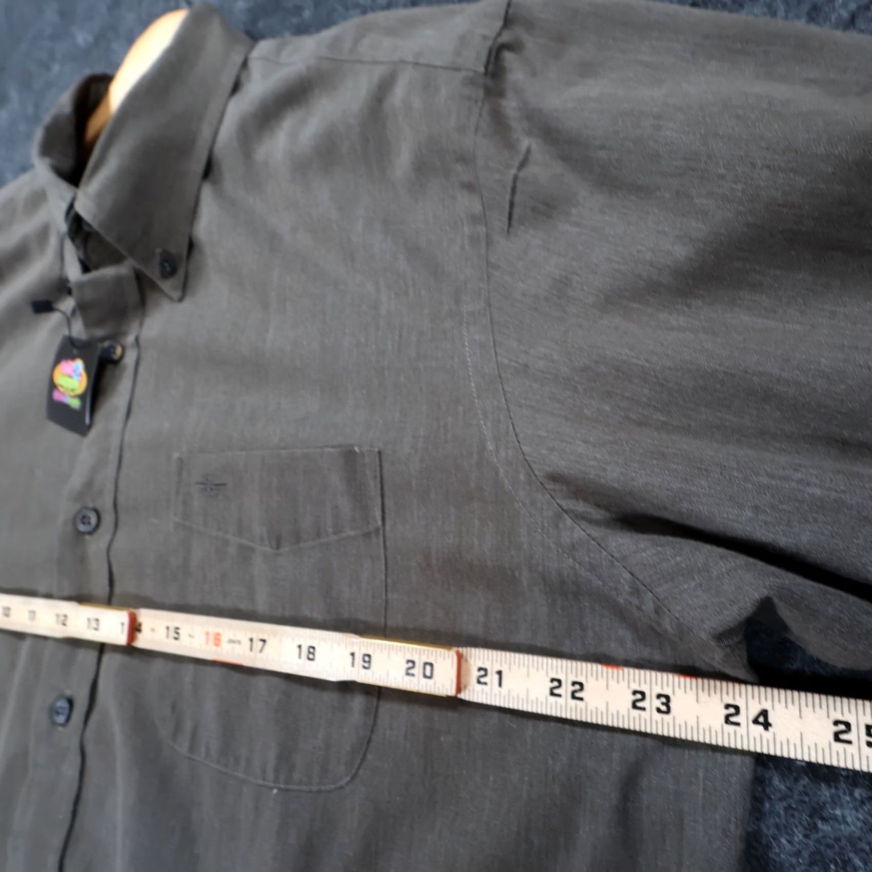 Dockers Dockers Button Front Shirt Mens LT Brown Long Sleeve Stain Defender Size US L / EU 52-54 / 3 - 3 Thumbnail