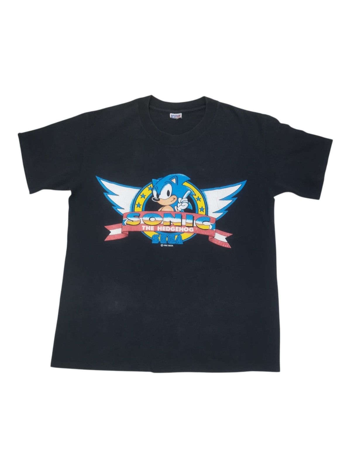 Sonic Lab Vintage 90s Sonic The Hedgehog First Print Tee Size US L / EU 52-54 / 3 - 1 Thumbnail