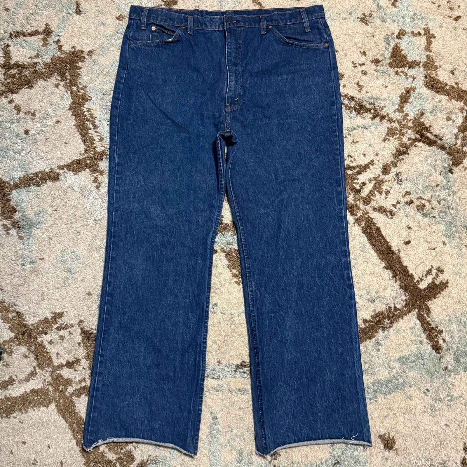 Levi's Vintage Levi's 517 Orange Tab Bootcut Jeans Size 40x30 80s Size US 40 / EU 56 - 2 Thumbnail