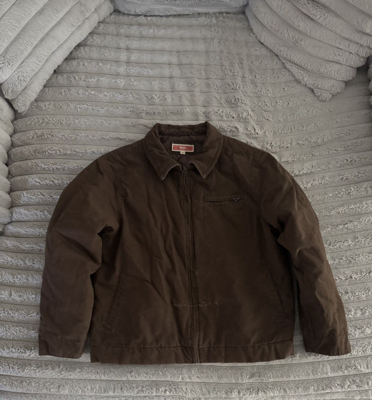 Vintage vintage chicago music vtg guitar thrashed flight jacket coat Size US L / EU 52-54 / 3 - 14 Thumbnail