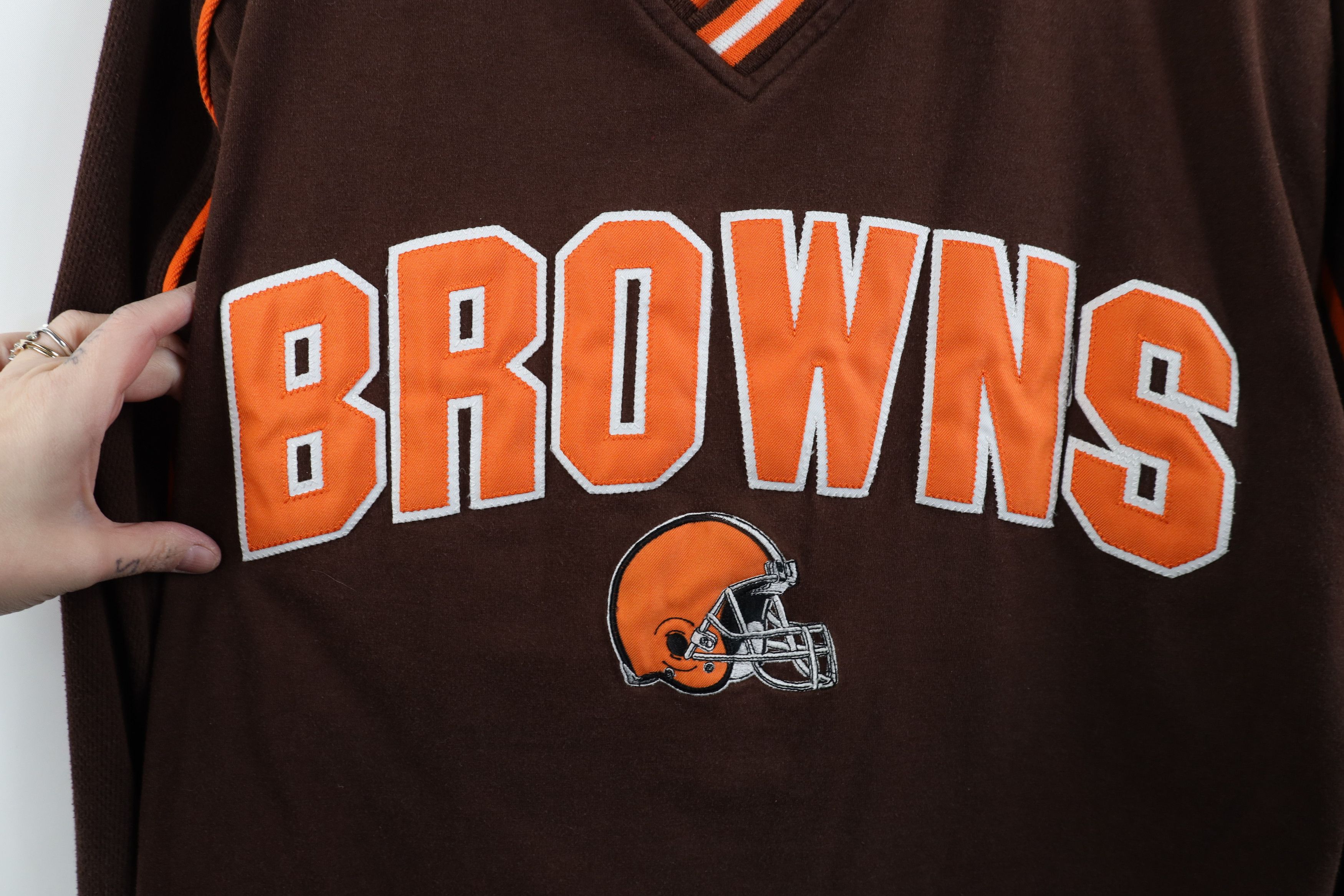 Vintage Vintage 90s Browns Football Jersey Long Sleeve T-Shirt Size US XL / EU 56 / 4 - 4 Thumbnail