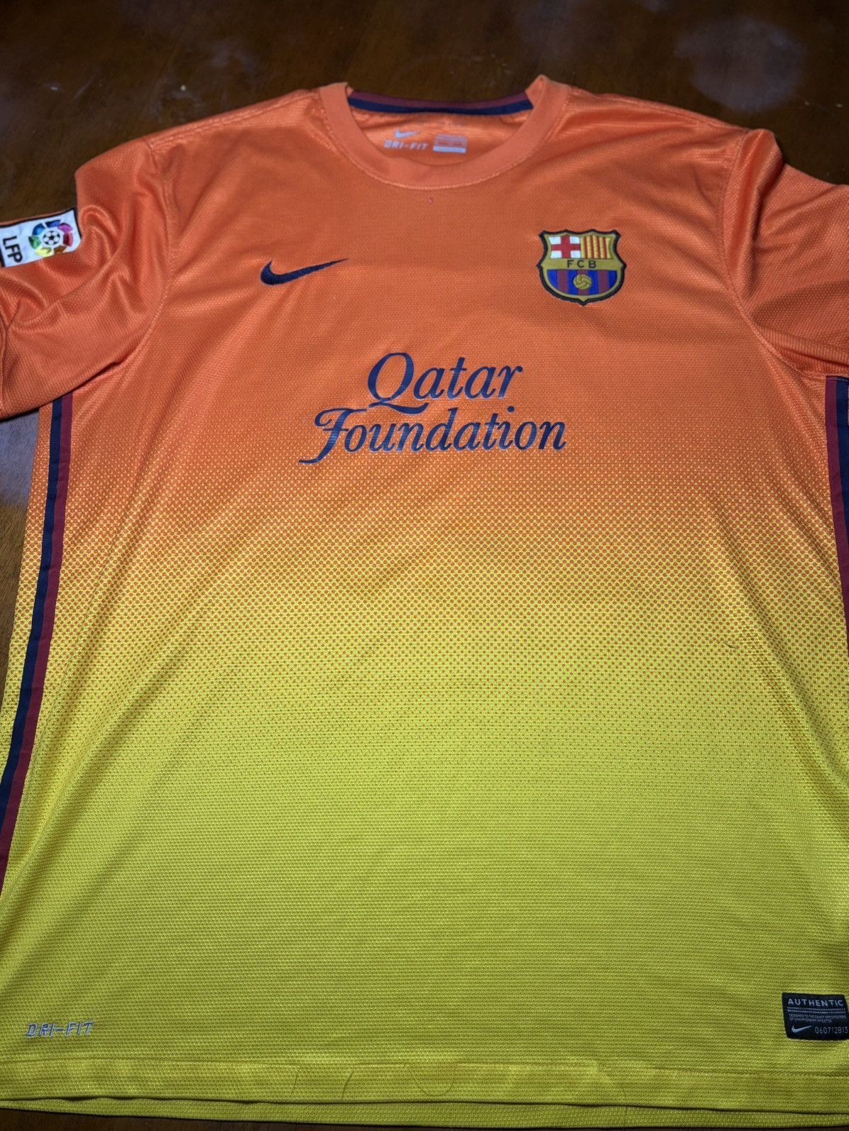 Nike 2012/13 FC Barcelona Messi jersey Size US XL / EU 56 / 4 - 1 Thumbnail