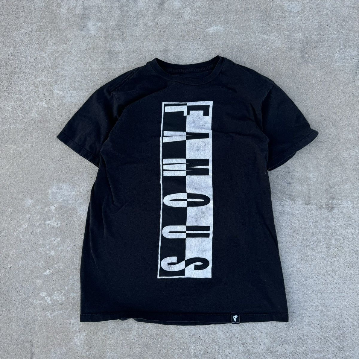 Harley Davidson × JNCO × Stussy Vintage Y2K Black Famous Spell Out Skater Graphic Tee S Size US S / EU 44-46 / 1 - 1 Thumbnail