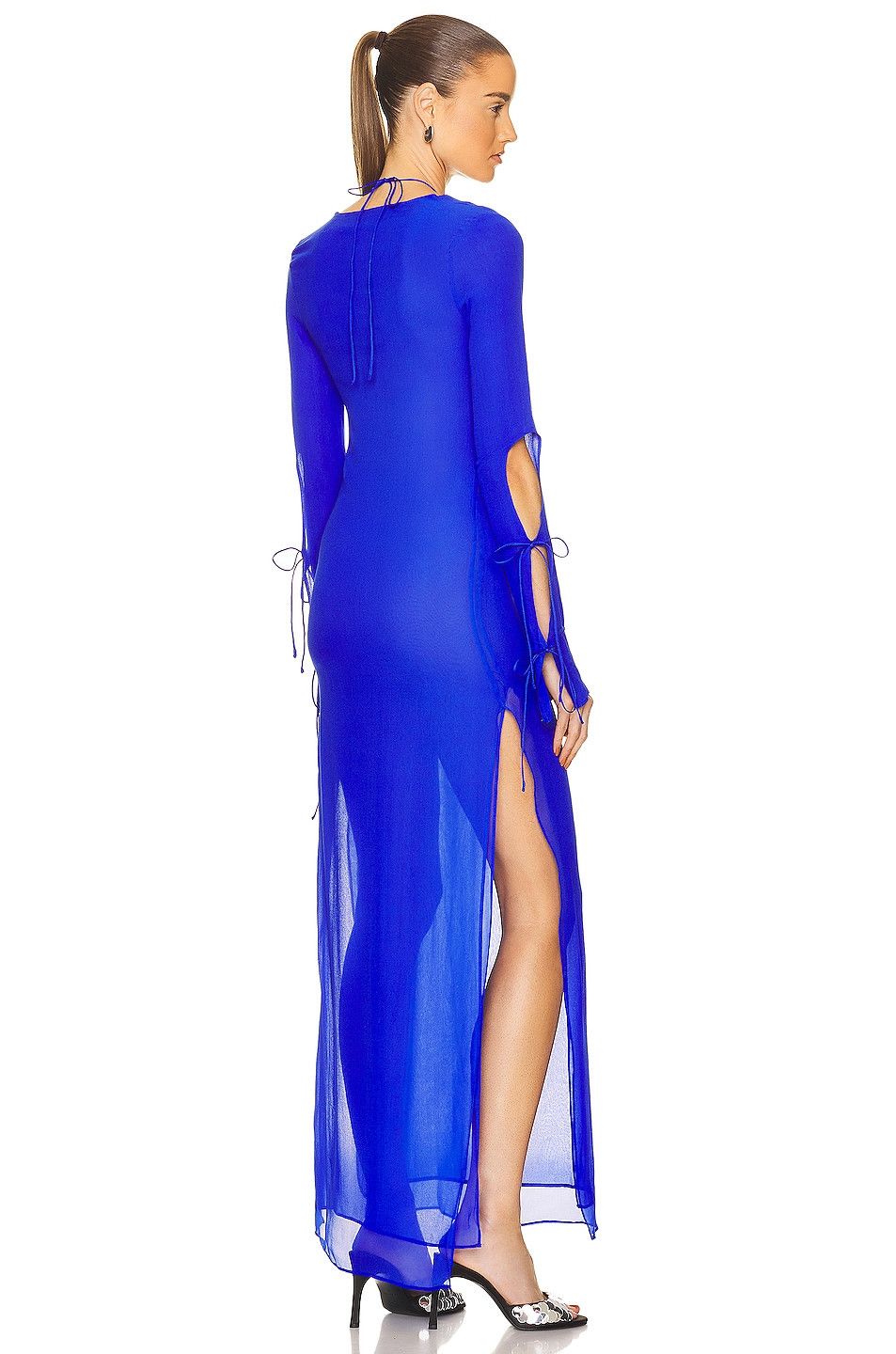 Christopher Esber Tie Front Layered Column Gown Size XS / US 0-2 / IT 36-38 - 5 Thumbnail