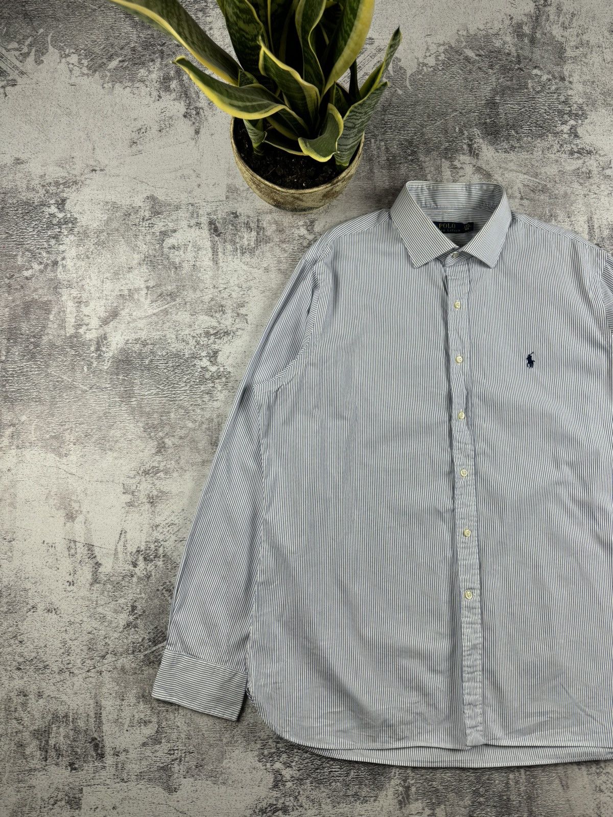 Polo Ralph Lauren Polo Ralph Lauren Checked Striped Longsleeve Button Shirt Size US XL / EU 56 / 4 - 2 Thumbnail