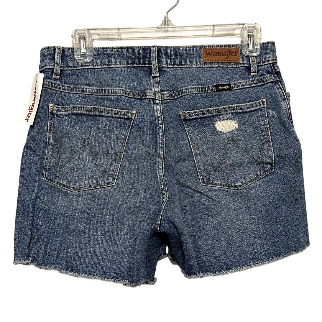 Wrangler Wrangler High Rise 4" Inseam Frayed Hem Jean Shorts Jorts 6 Size 28" / US 6 / IT 42 - 5 Thumbnail