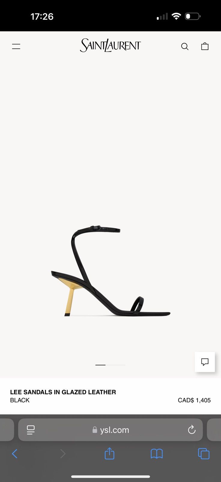 Yves Saint Laurent Yves Saint Laurent Lee Sandals Size US 9 / IT 39 - 1 Thumbnail