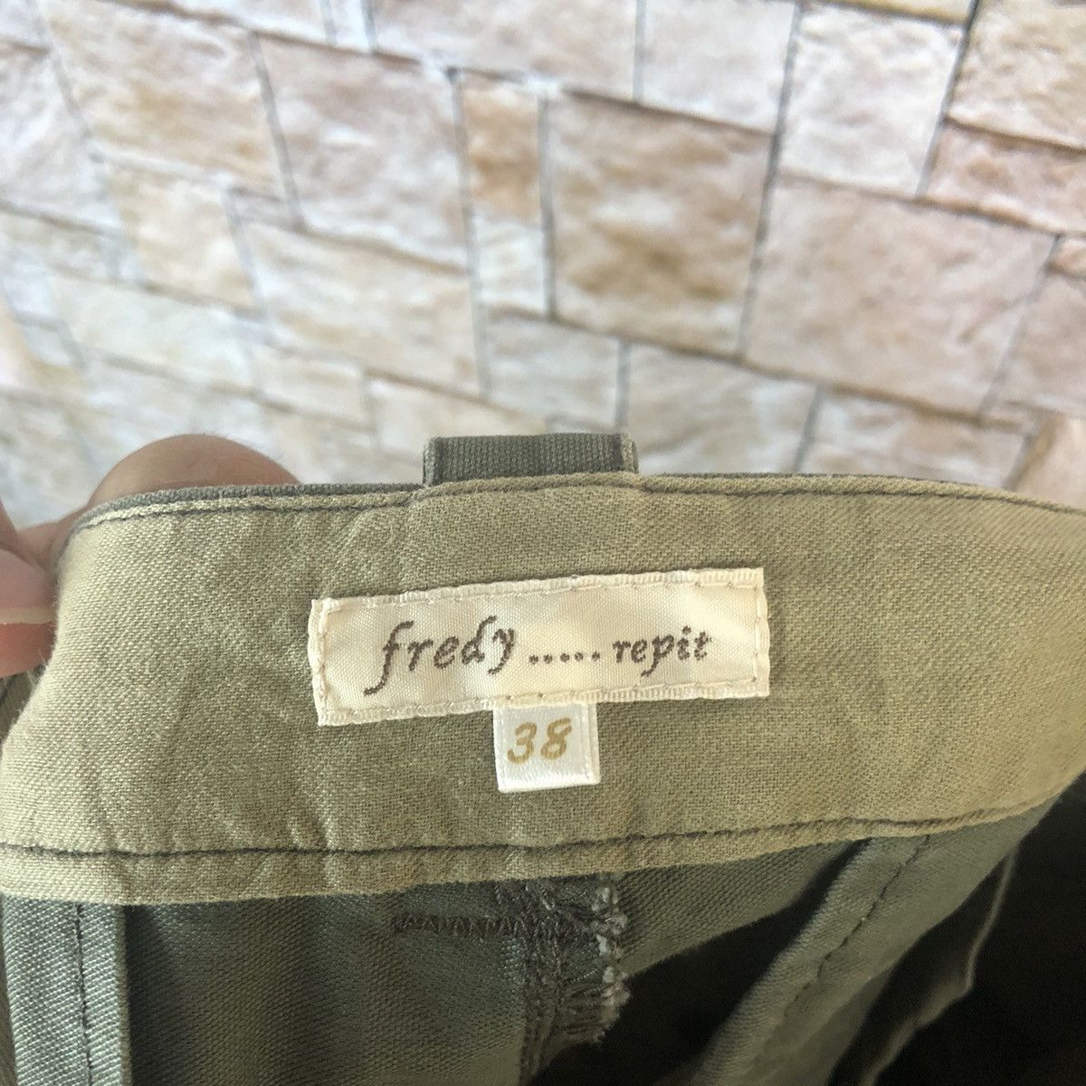 Japanese Brand Fredy Npit Green Cargo Multipocket Pants #A48 Size US 29 - 17 Thumbnail
