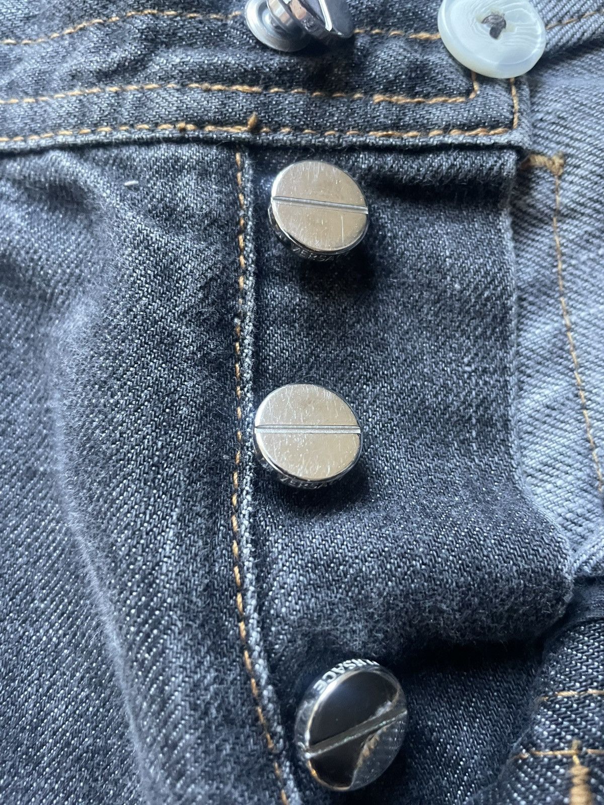 Versace Gianni Versace Couture Straight Denim Jeans Size US 30 / EU 46 - 7 Thumbnail